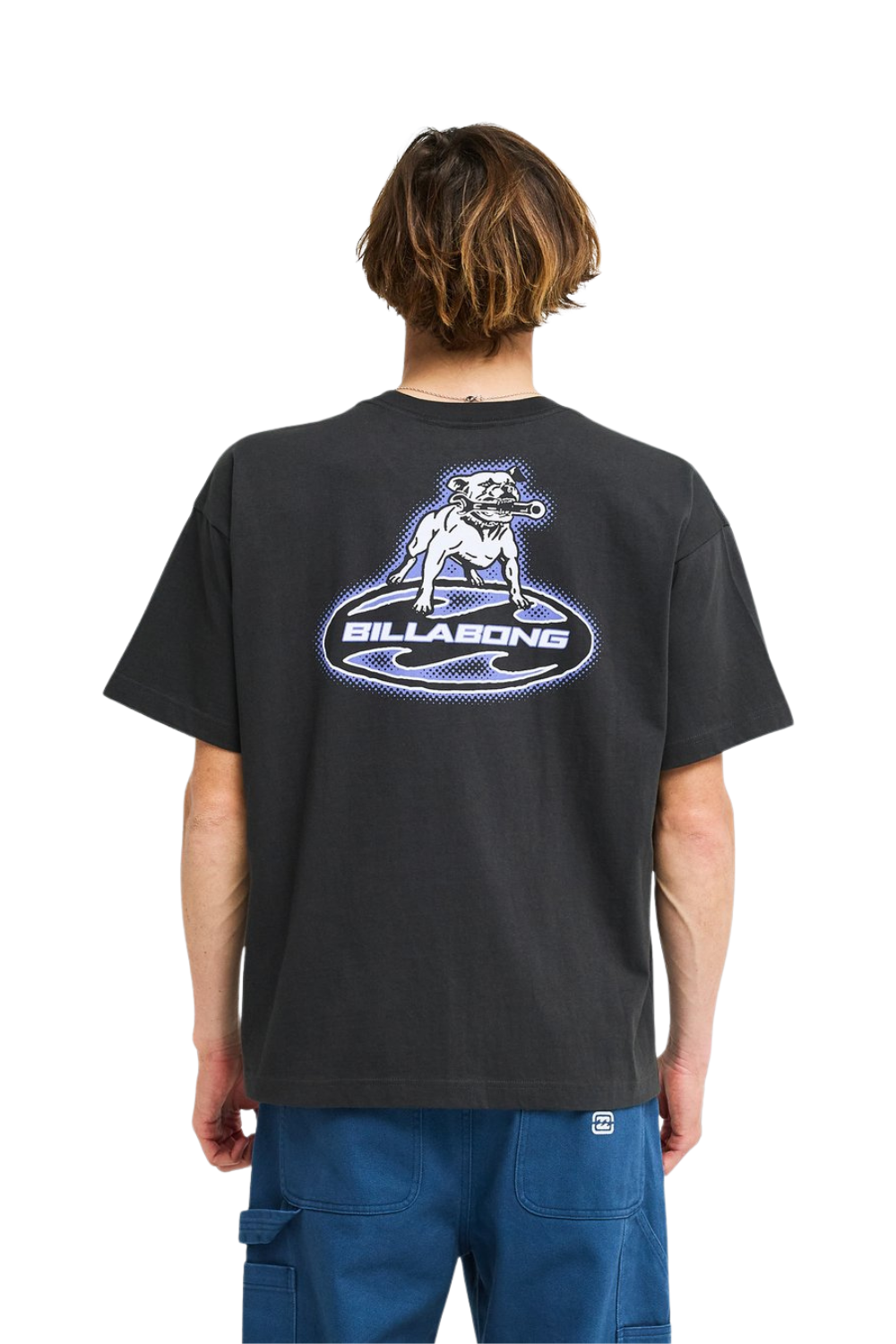 Billabong Bad Dog Wip OG Mens T-Shirt Washed Black