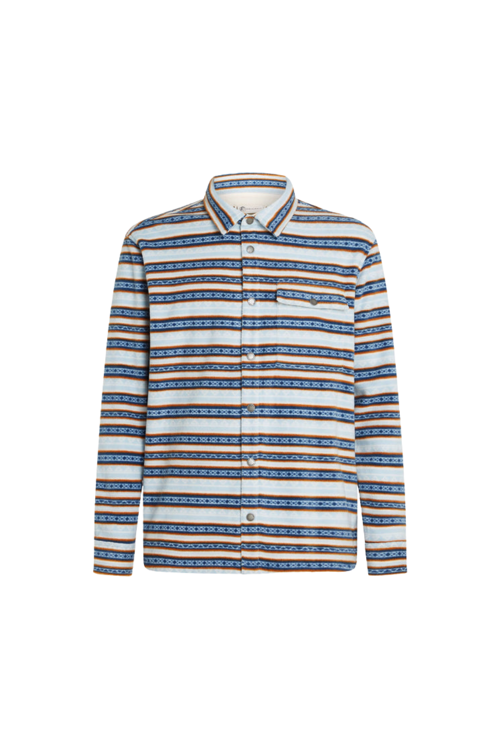 O'Neill O'Riginals Superfleece Mens Shirt Blue Originals Hstripe