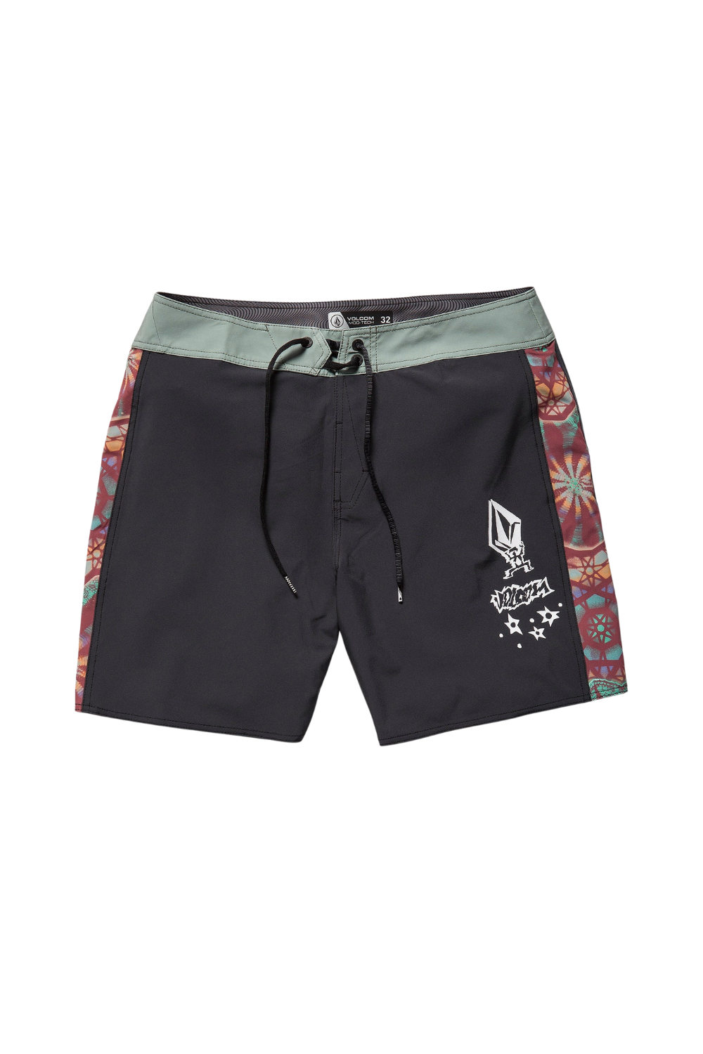 Volcom Star Shields Mens 18" Boardshorts Stealth
