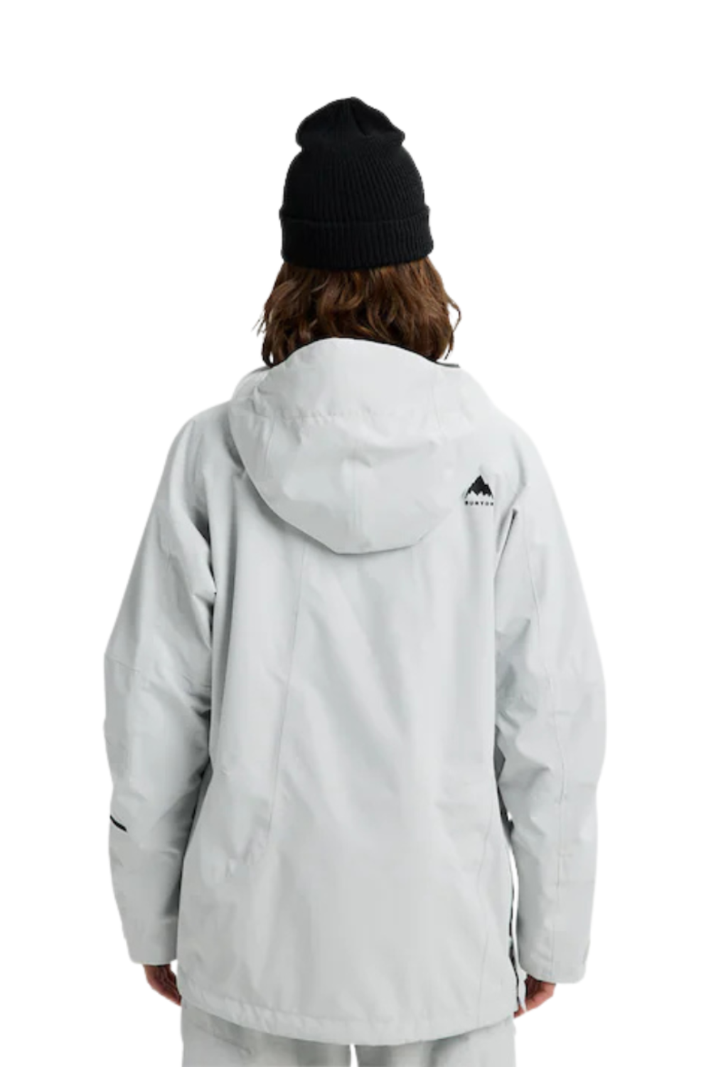 Burton Womens Reserve 2L Relaxed Snow Anorak Gray Cloud