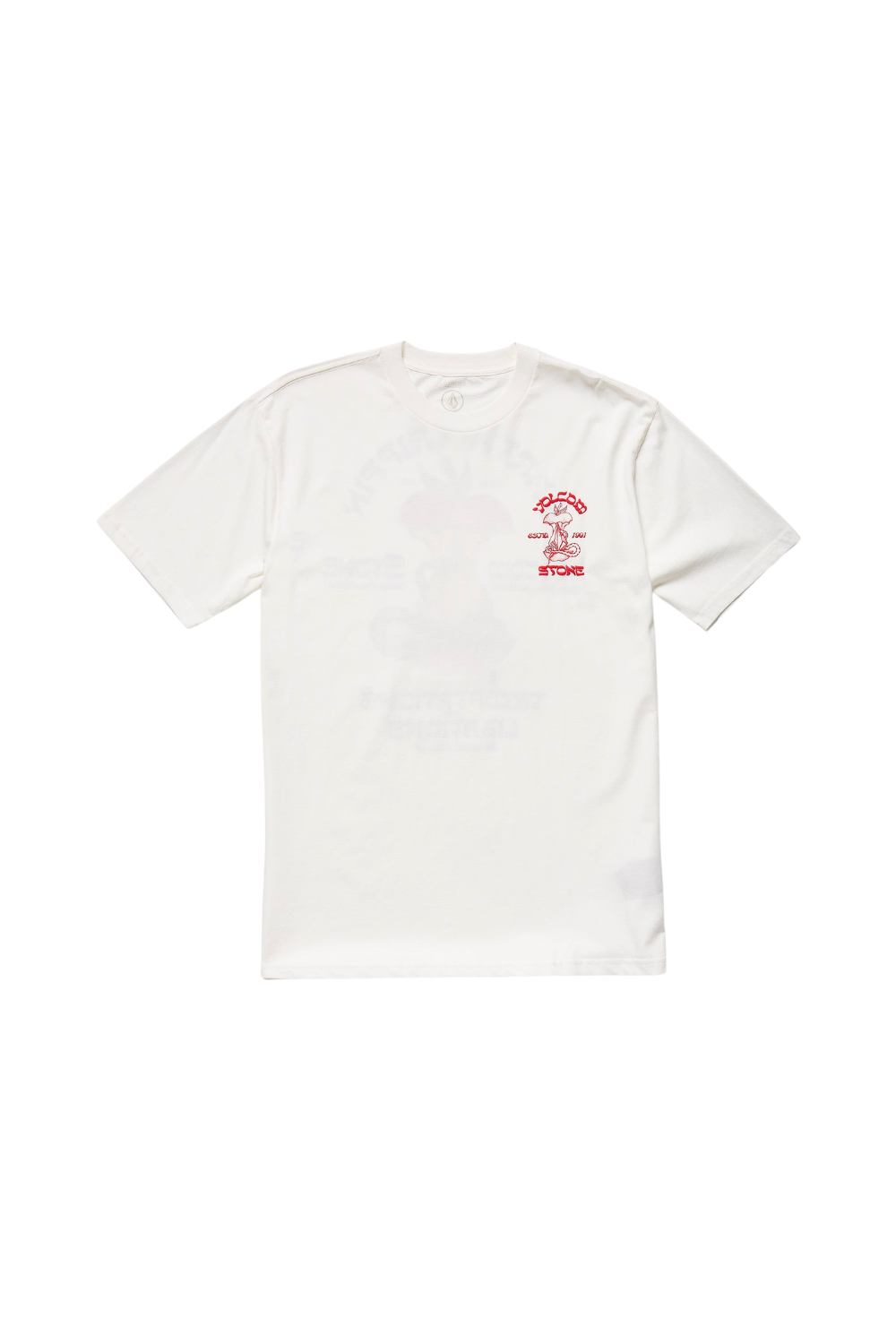 Volcom Temptations Mens T-Shirt Off White