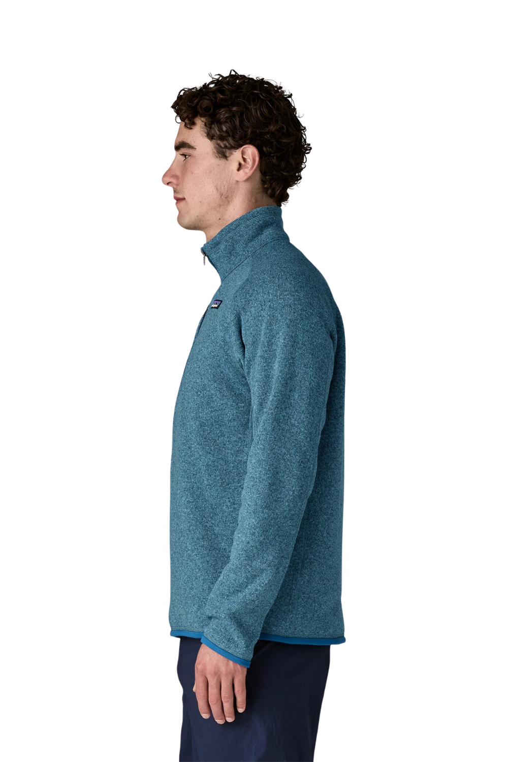 Patagonia Mens Better Sweater 1/4 Zip Aquatic Blue