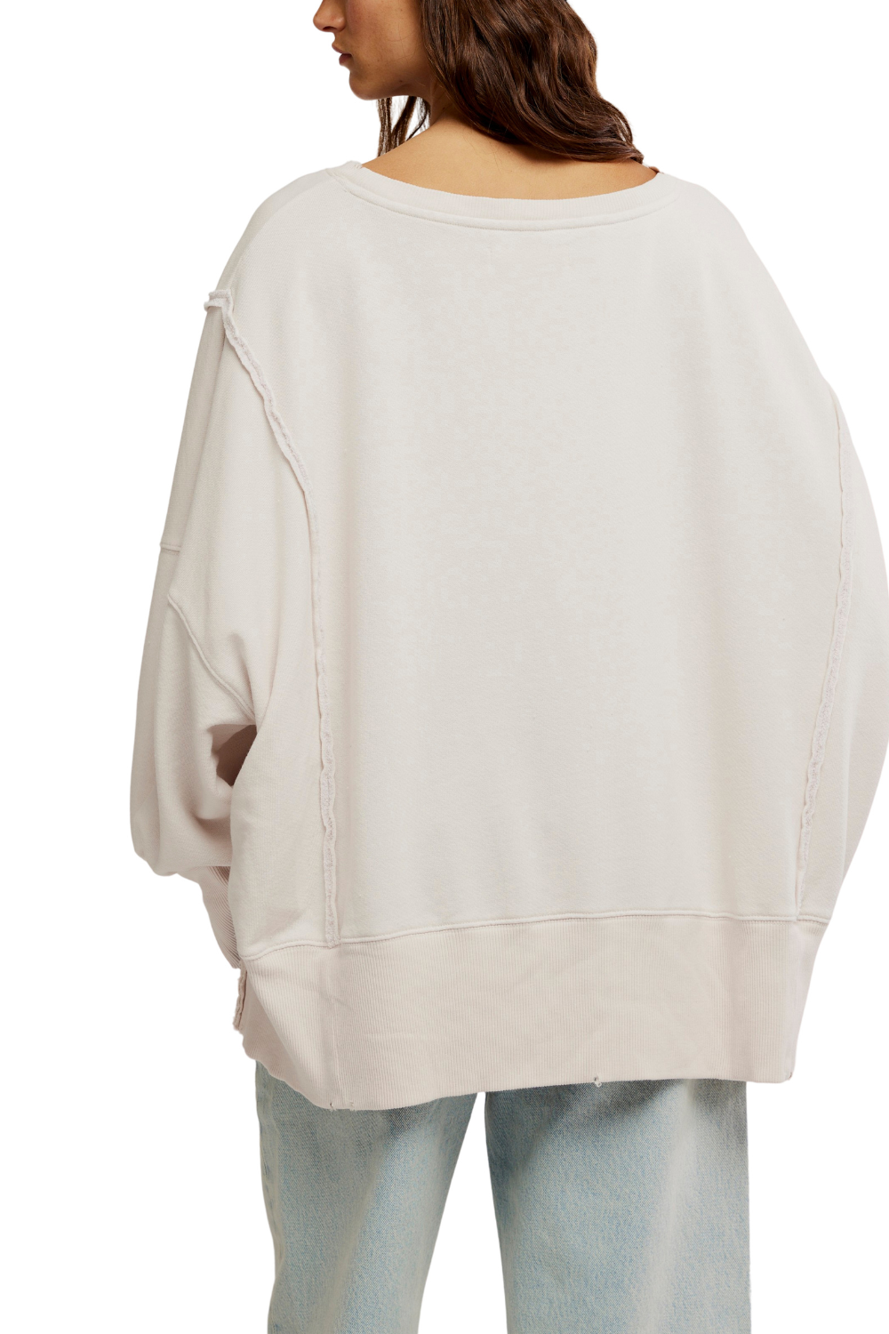 Free People Graphic Camden Pullover Highland Cow Combo