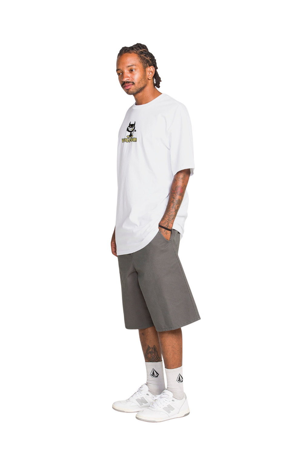 Volcom Devilish Mens T-Shirt White