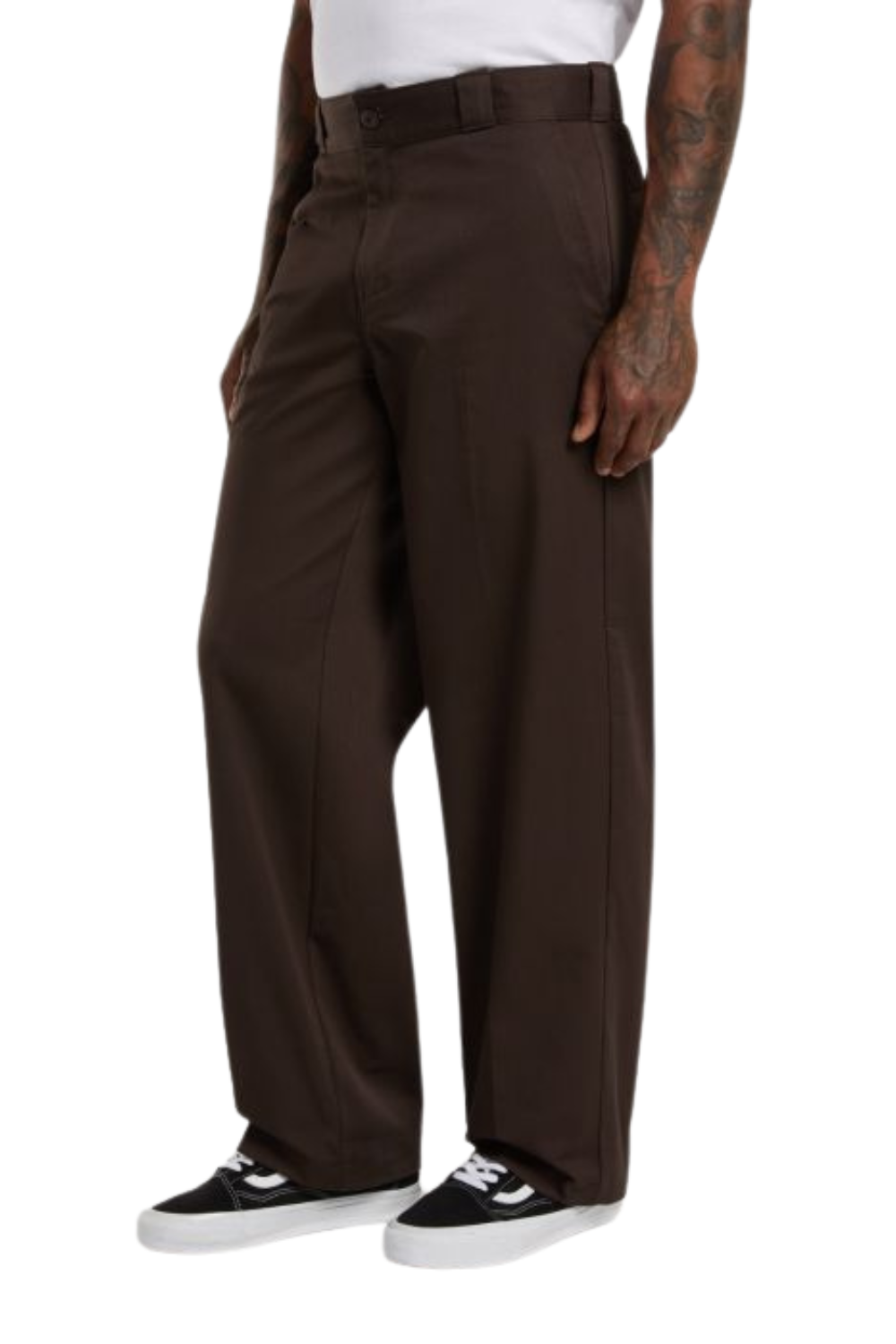 Dickies 247 Loose Work Trousers Dark Brown