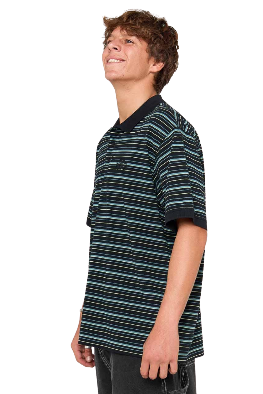 Rip Curl Raw Burst Polo Black