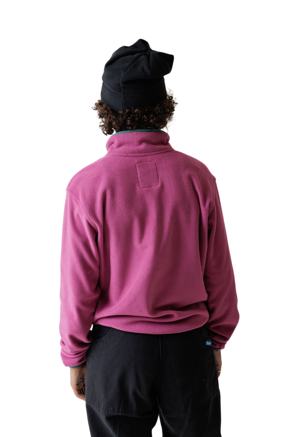 Kavu Hidden Hills Womens Quarter Zip Polar Fleece Soft Plum