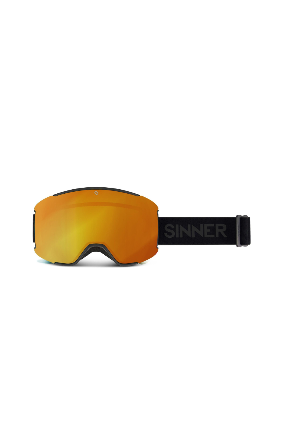 Sinner Snowflake Snow Goggles Black