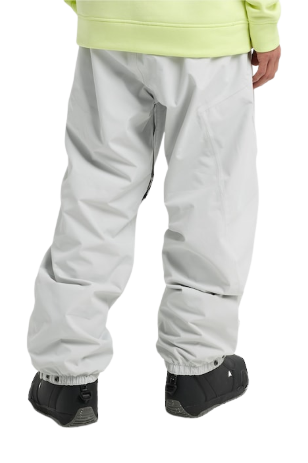 Burton Mens Reserve 2L Relaxed Snow Pants Gray Cloud