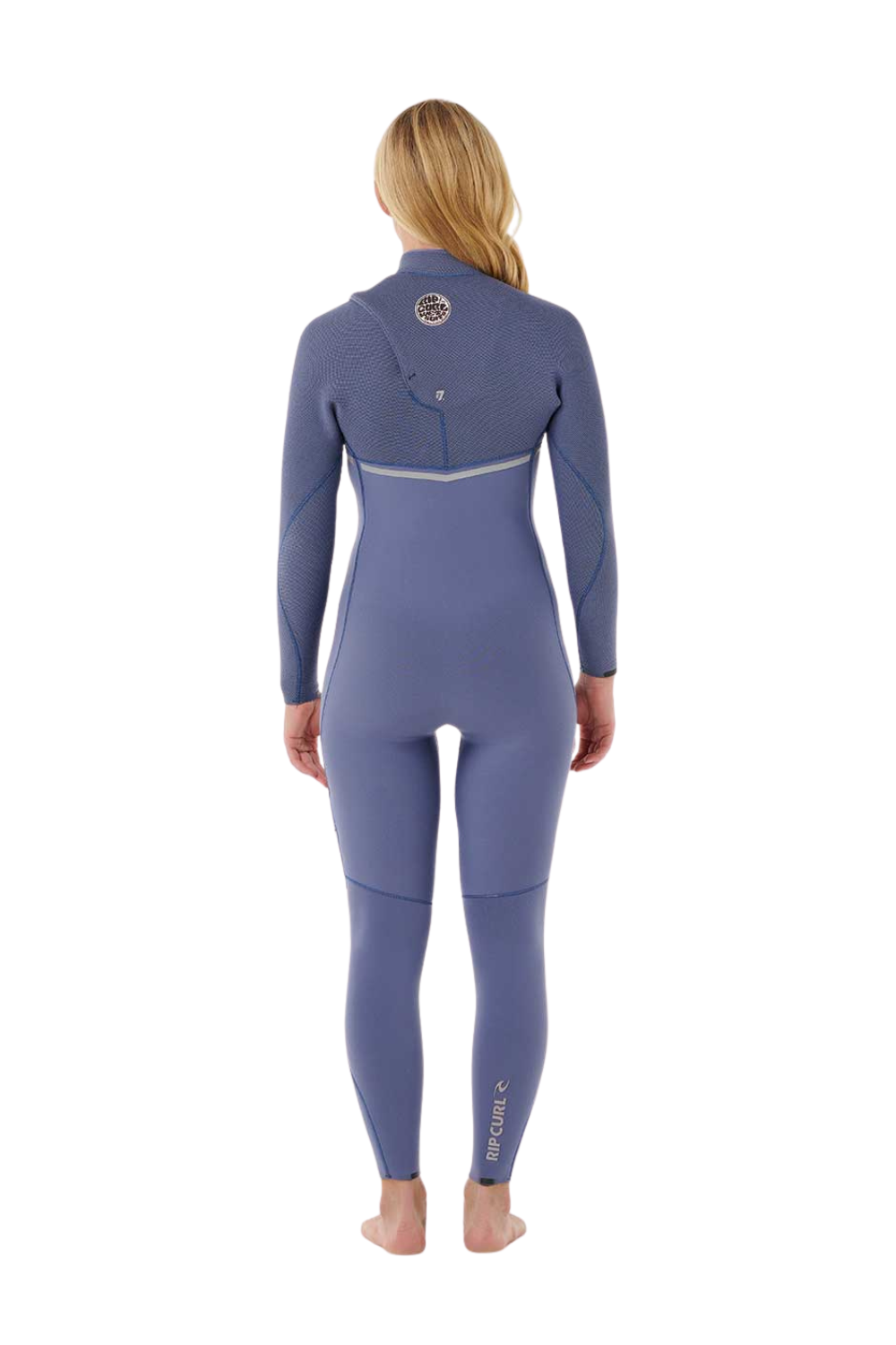 Rip Curl Womens E-Bomb 5/3Mm Zip Free Wetsuit Grey Blue