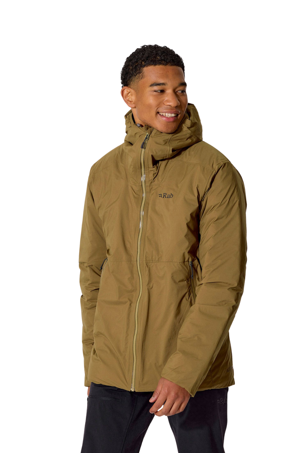 Rab Microlight Shield Mens Waterproof Down Jacket Oak