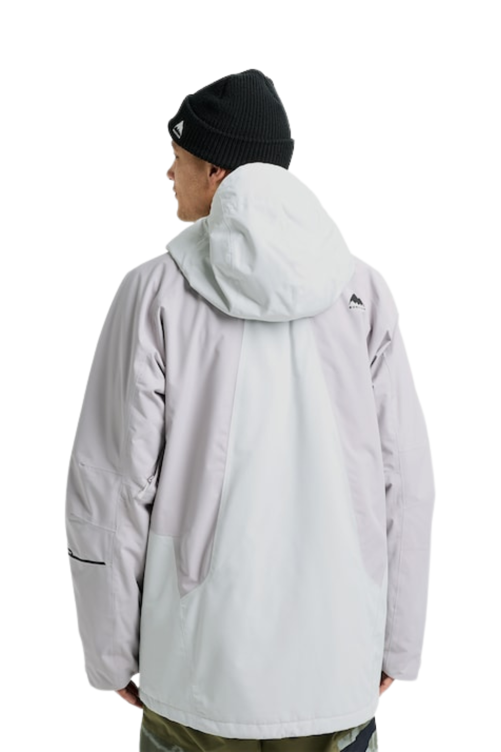 Burton Mens Reserve 2L Insulated Snow Jacket Grey Cloud/Washed Lavender