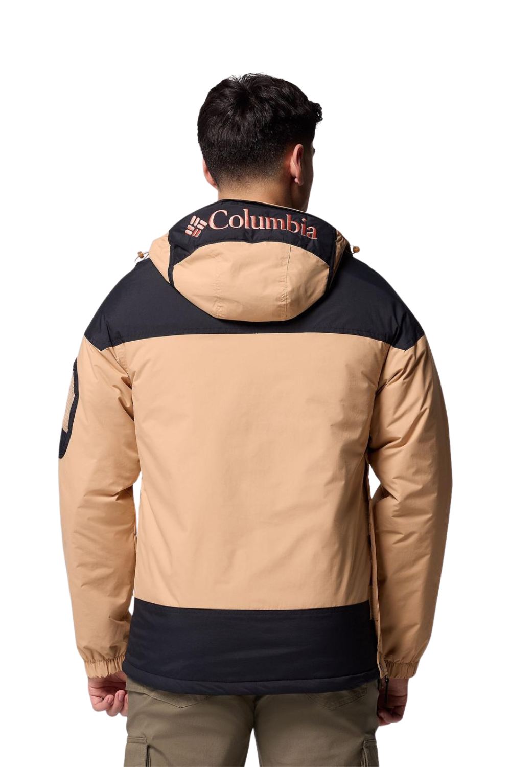 Columbia Mens Challenger II Insulated Pullover Jacket Canoe/Black