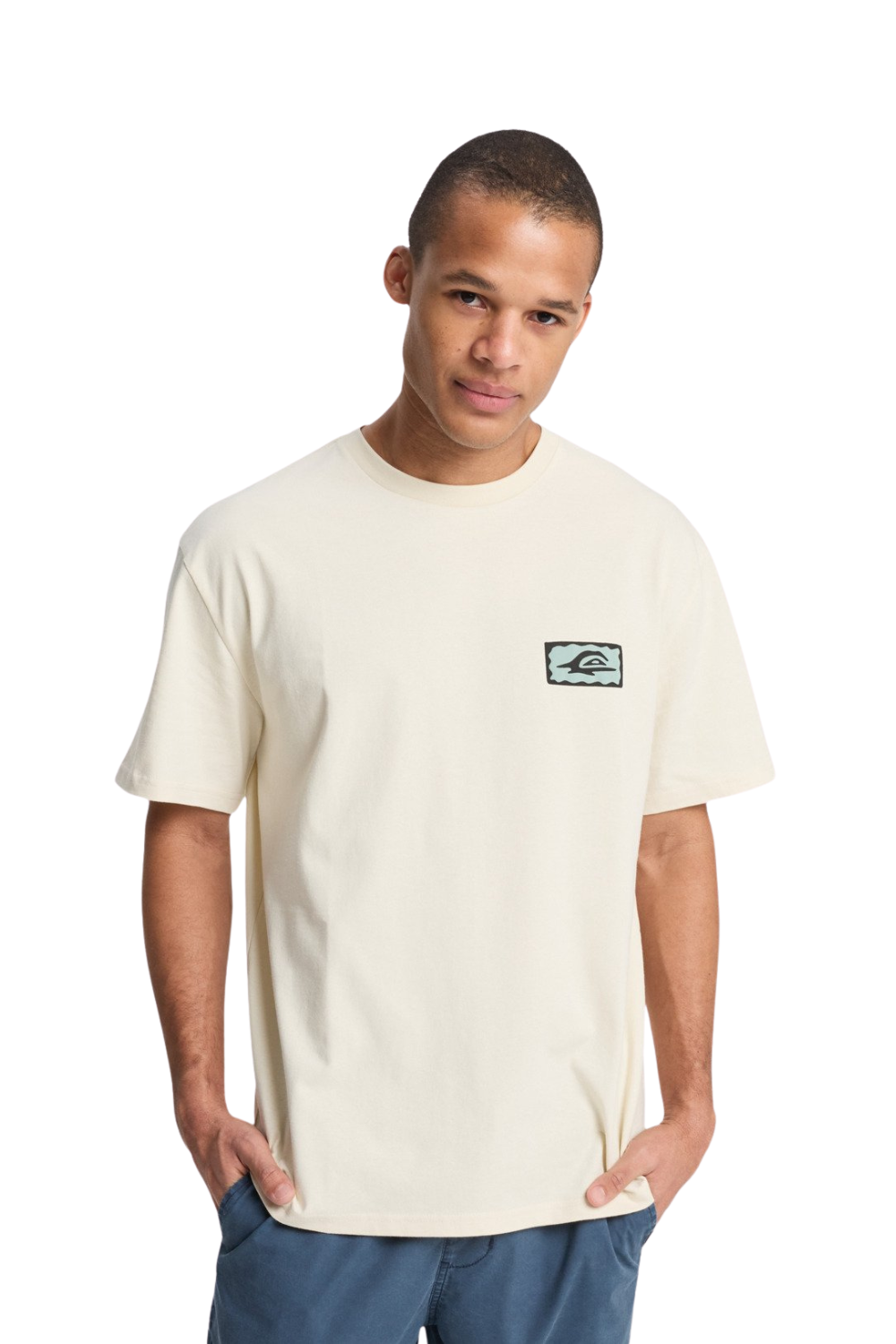 Quiksilver Serenity Splash Mens T-Shirt Bone White