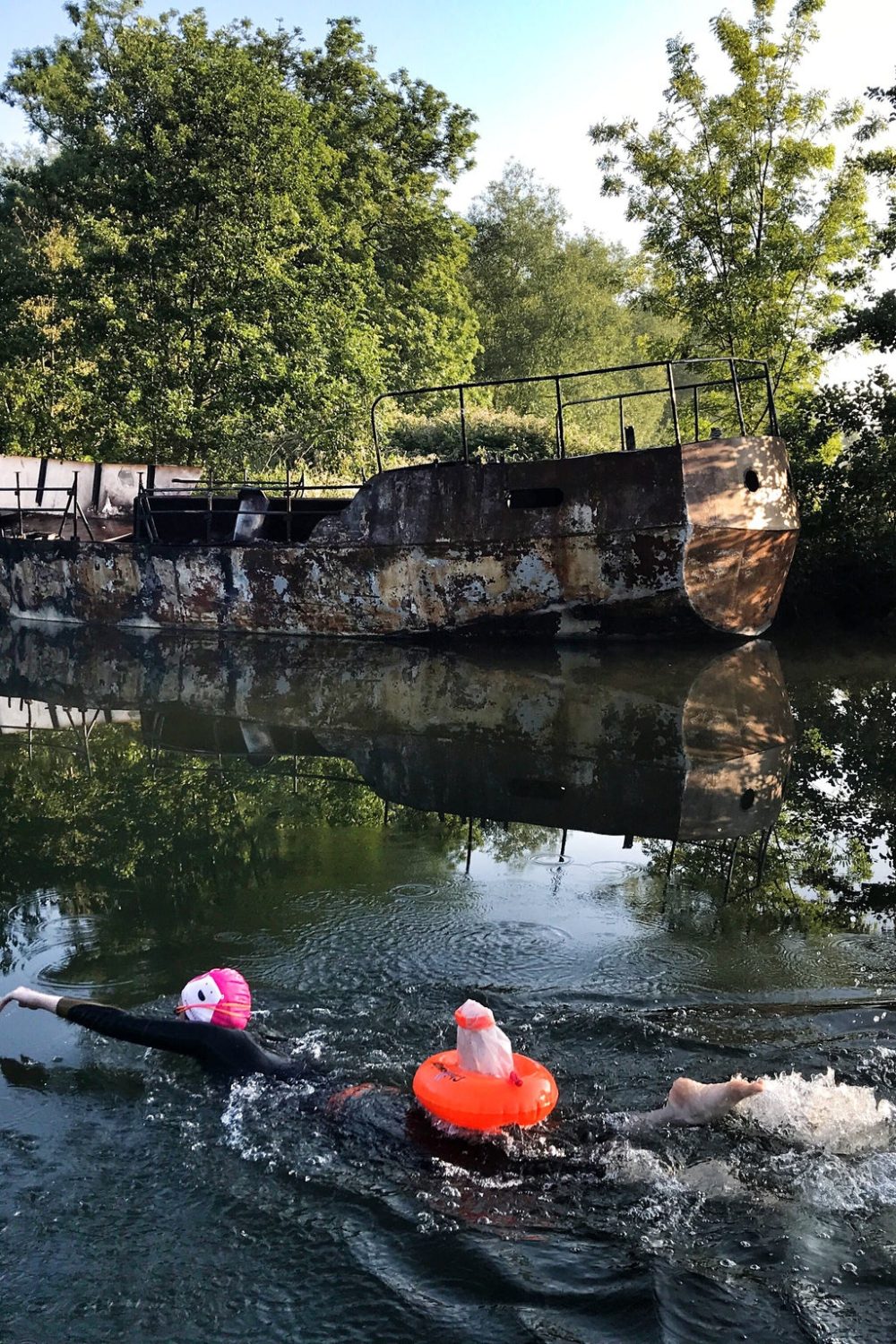 Swim Secure Tow Donut Pink