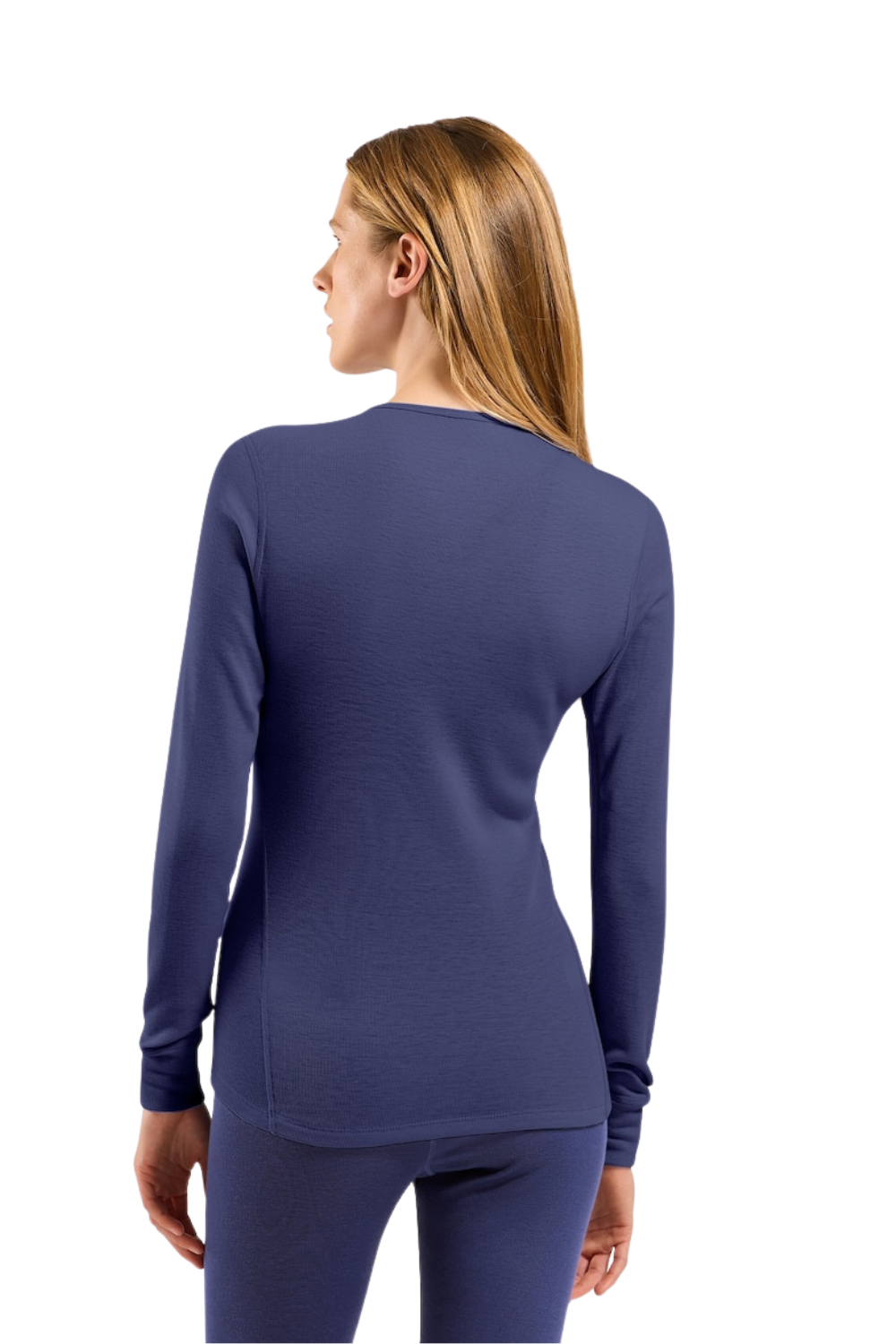 Odlo Active Warm Womens Base Layer Top Skipper Blue