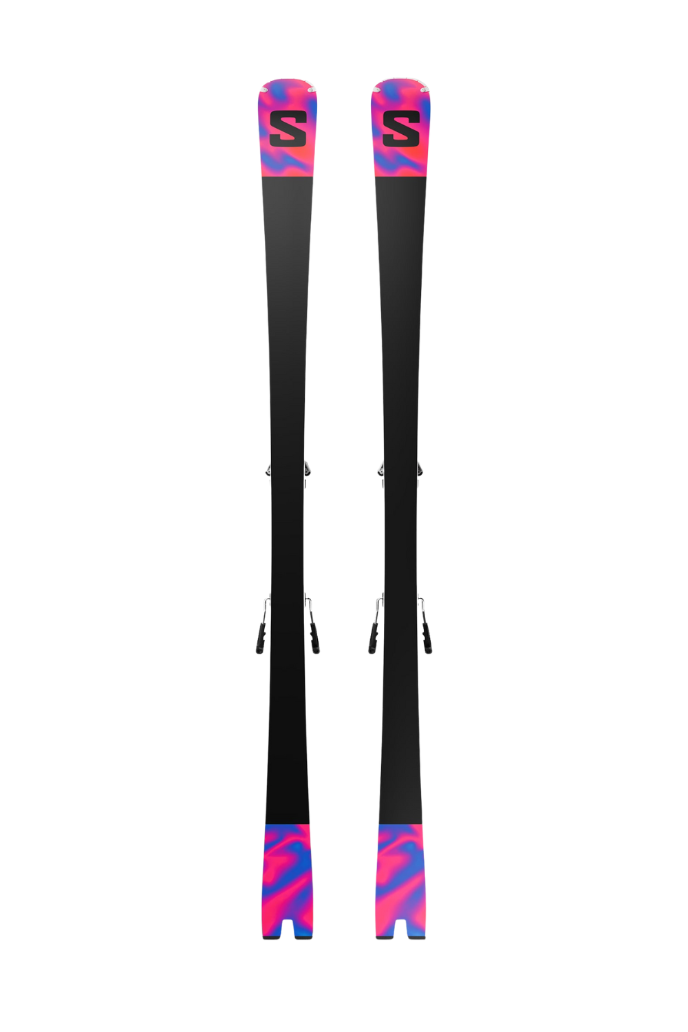 Salomon Addikt Pro 66 Womens Skis + MI12 Gripwalk Binding White/Race Blue/Rhodamine