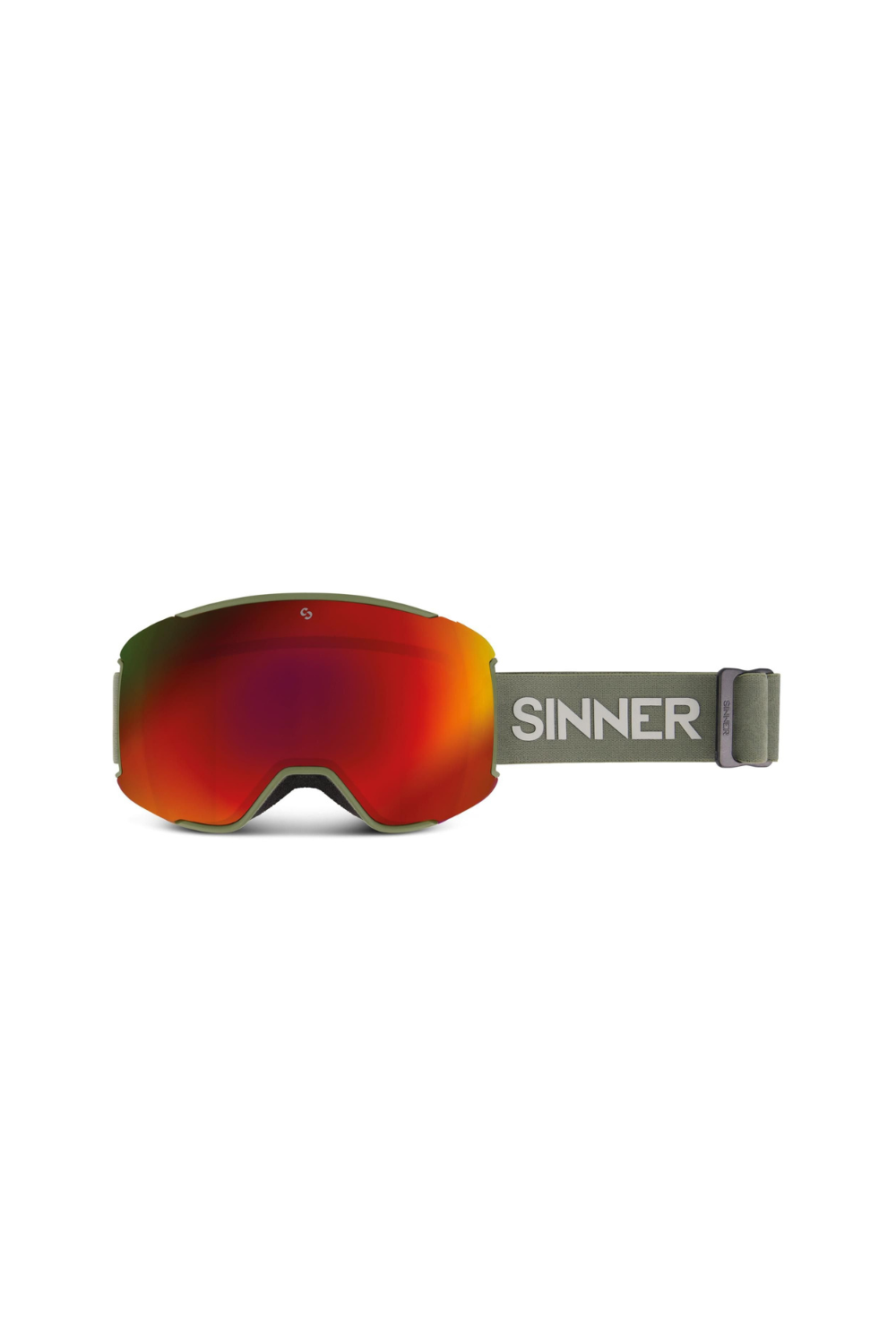 Sinner Snowflake Snow Goggles Moss Green