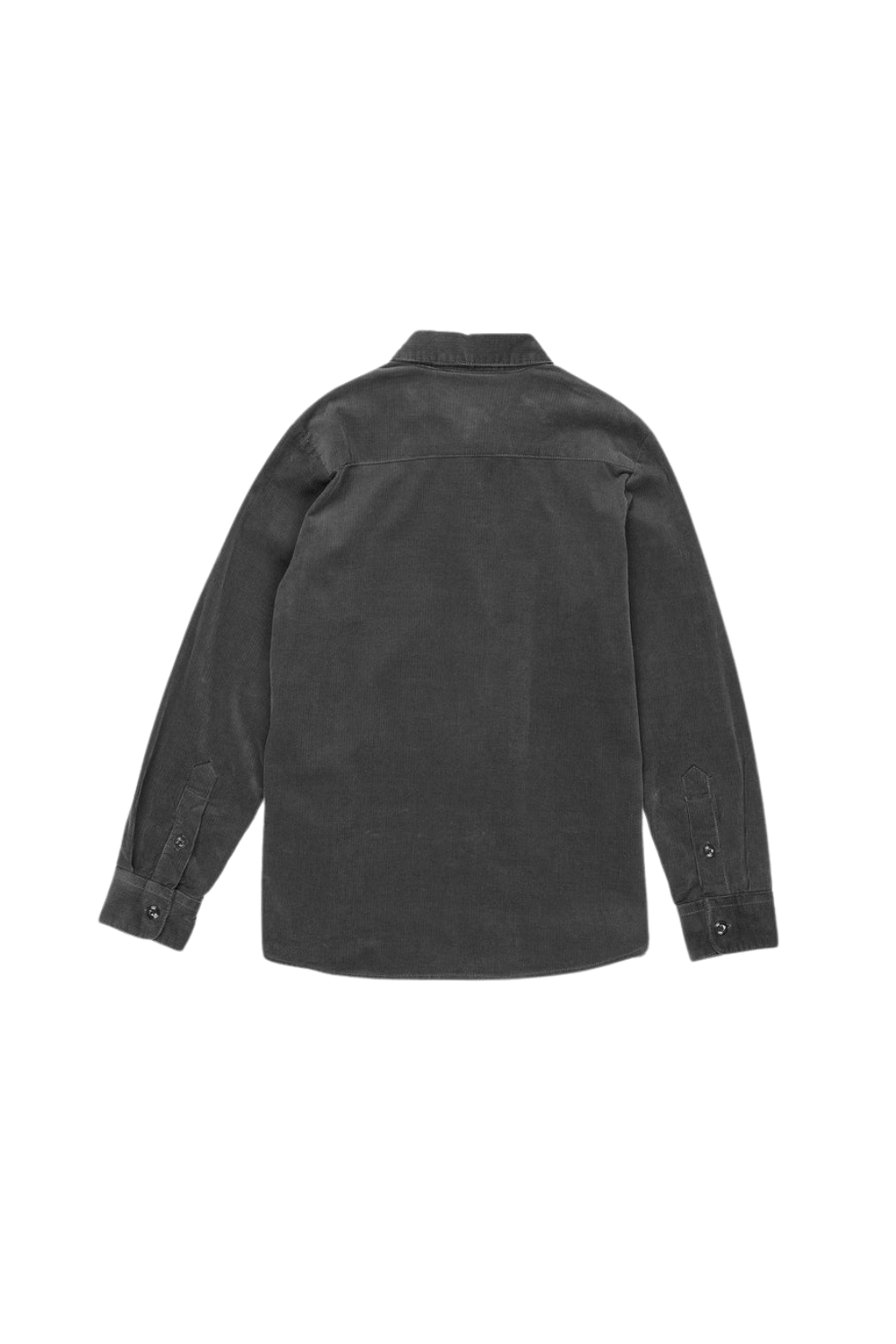 Volcom Zander Kids Long Sleeve Shirt Asphalt Black