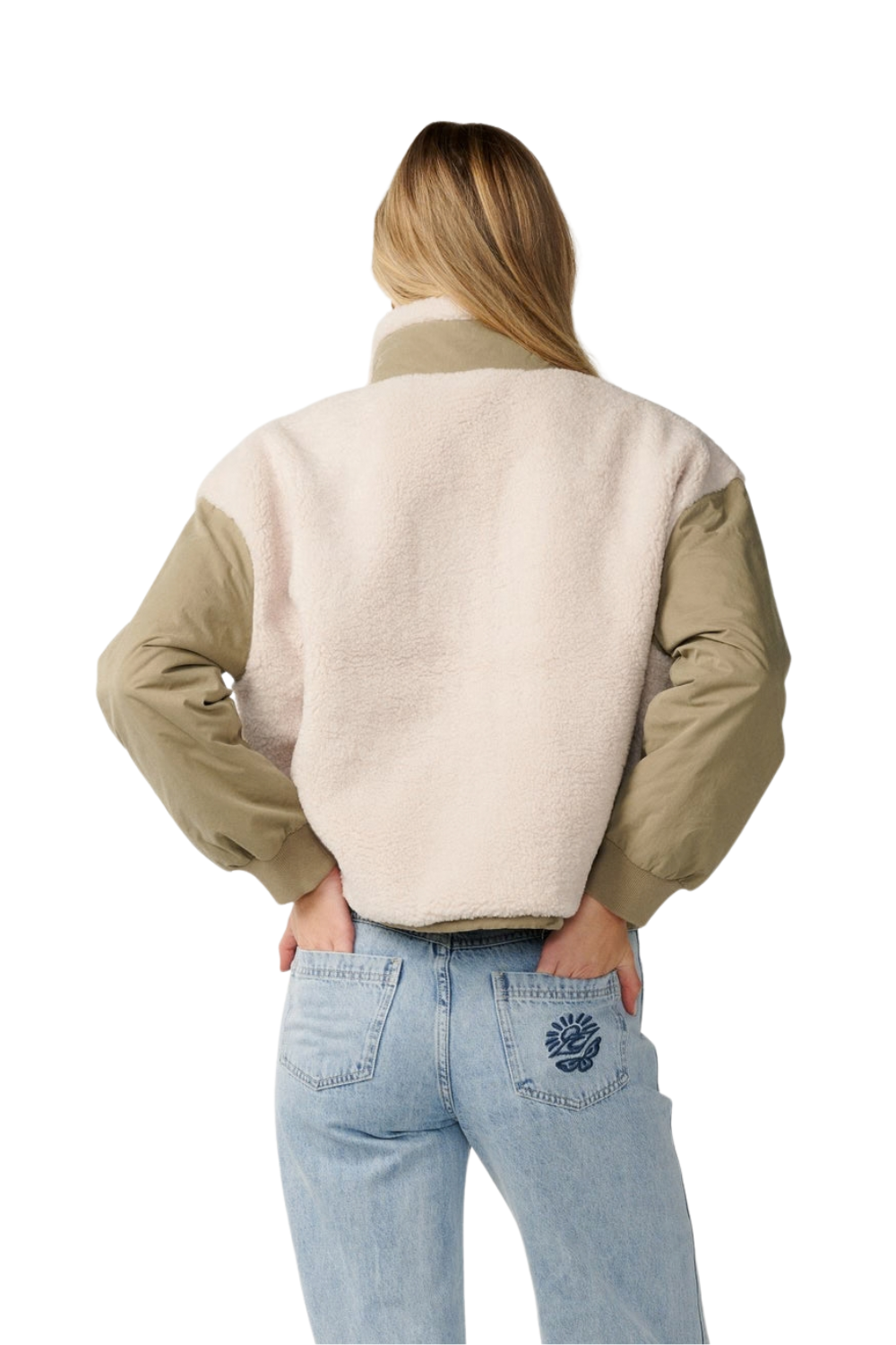 Rip Curl Venture Womens Sherpa Jacket Olive