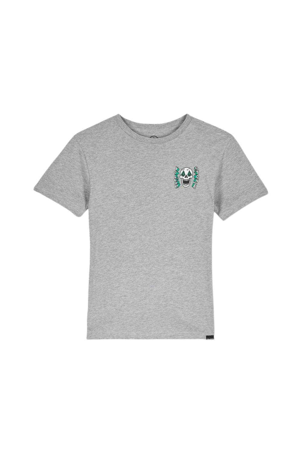 Volcom Skeltone Kids T-Shirt Heather Grey