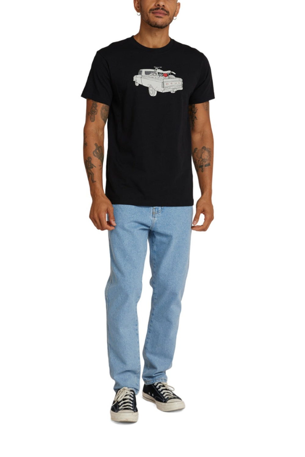 Deus Carby Pickup Short Sleeve T-Shirt Black