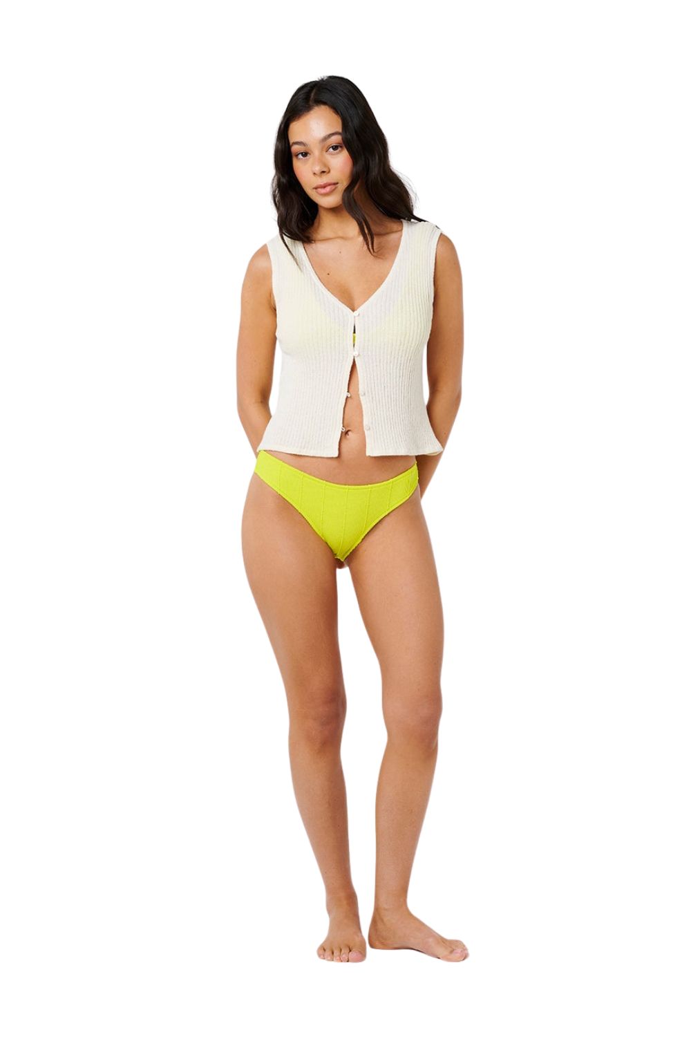 Rip Curl Catalina Island Womens Knit Vest Off White