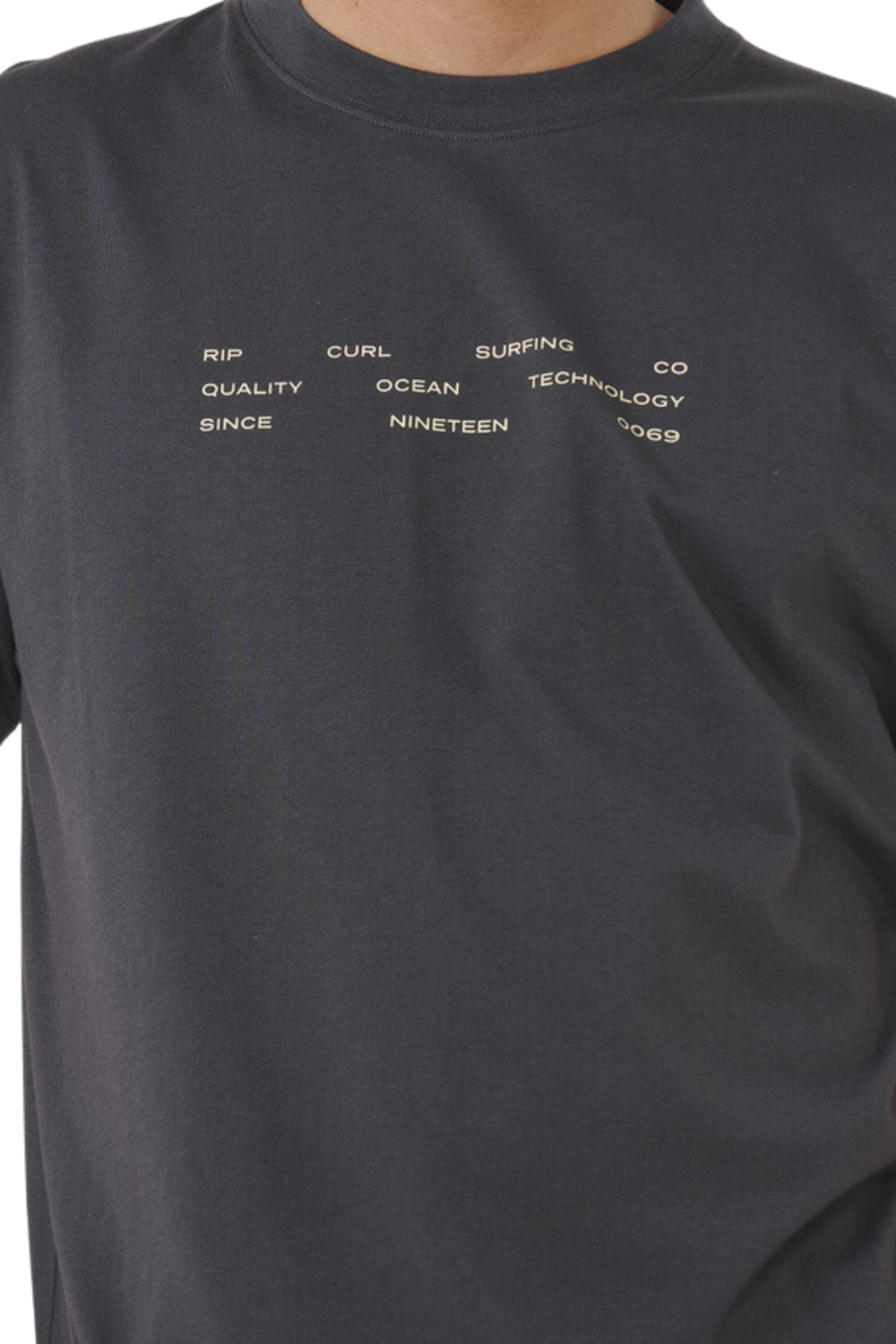 Rip Curl Vaporcool 3 Stacks T-Shirt Washed Black