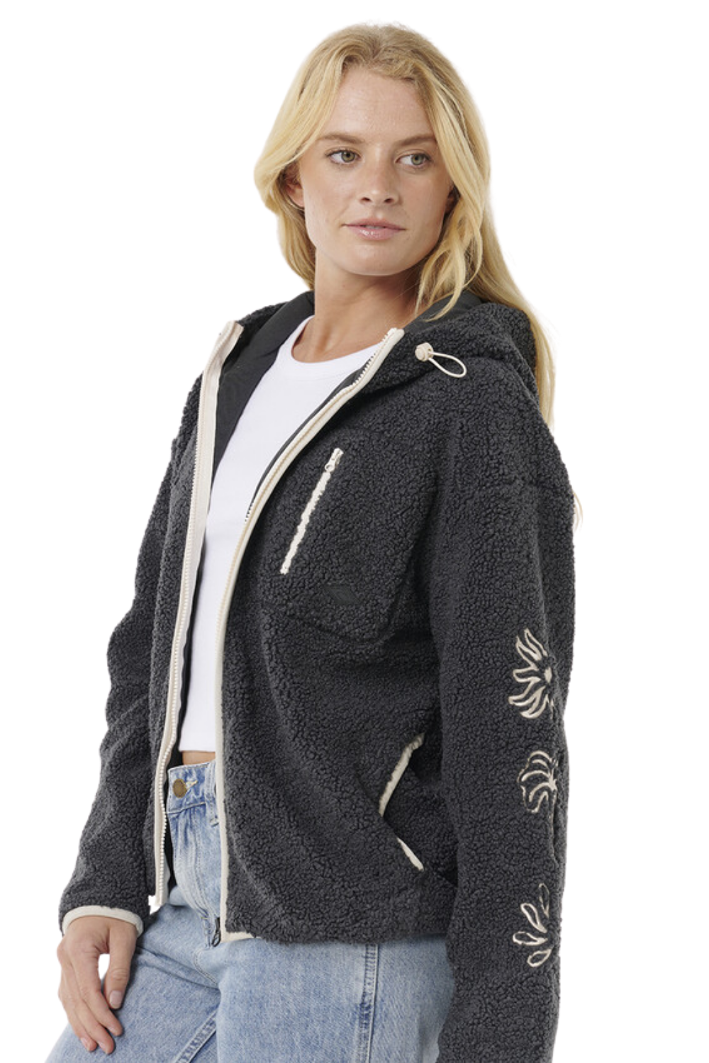 Rip Curl Pacific Rider Polar Fleece Noir