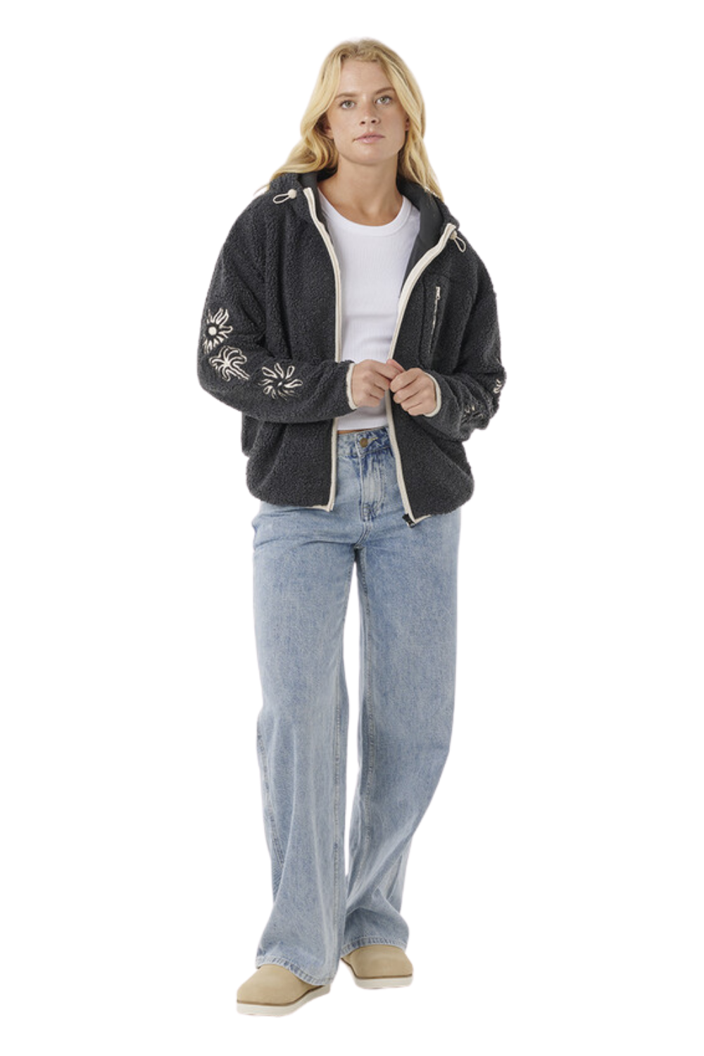 Rip Curl Pacific Rider Polar Fleece Noir