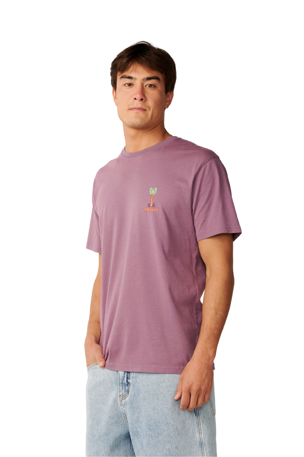 Rip Curl Pacific Rinse Higgins Mens T-Shirt Dusty Purple