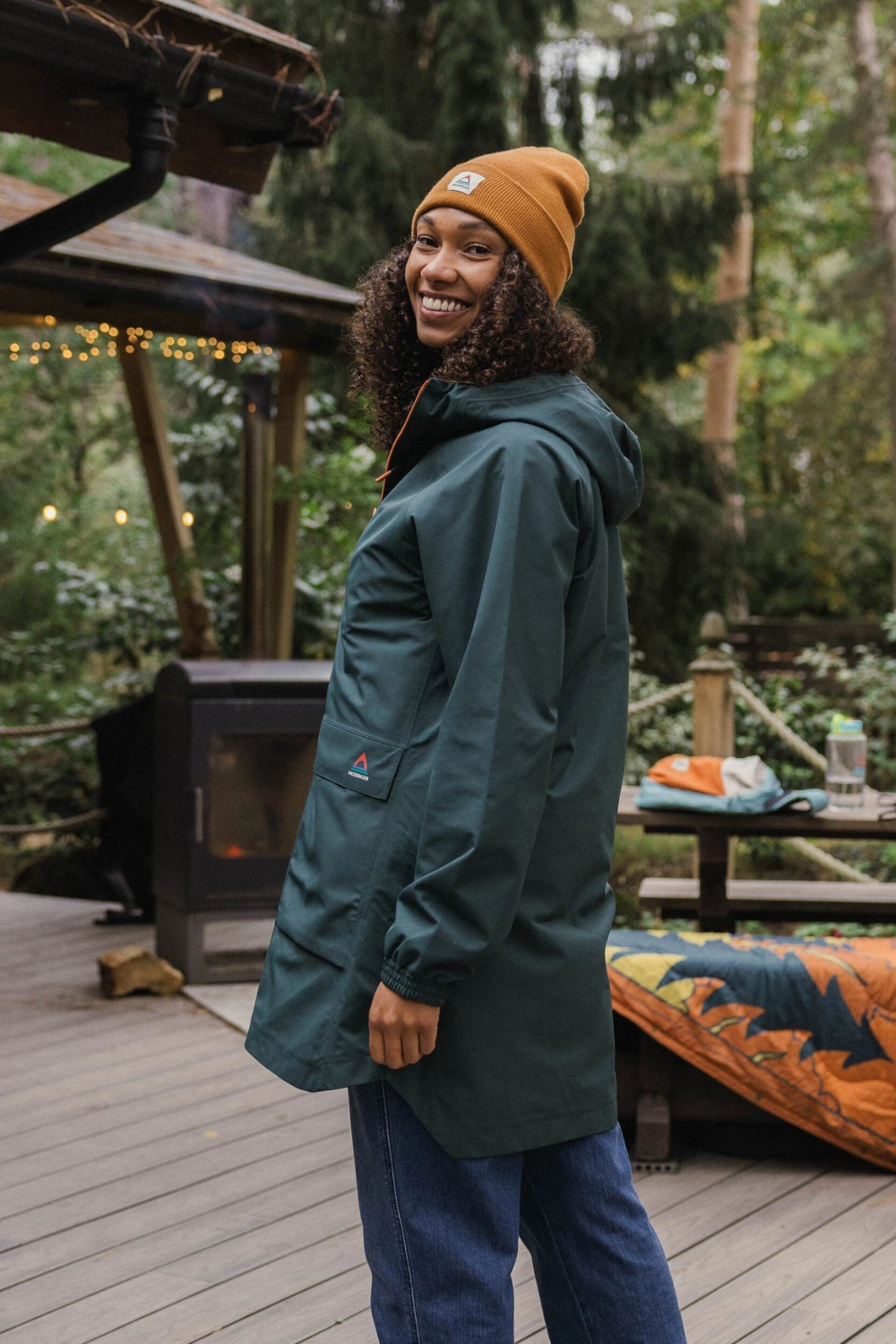 Passenger Serein Waterproof Parka Dark Fern