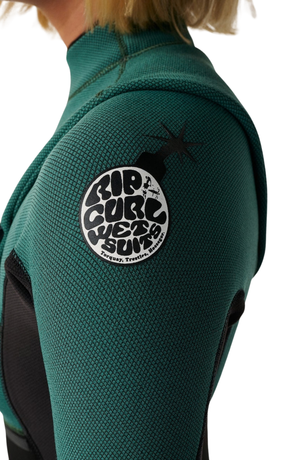 Rip Curl E-Bomb 5/3mm Womens Wetsuit Zip Free Dark Green