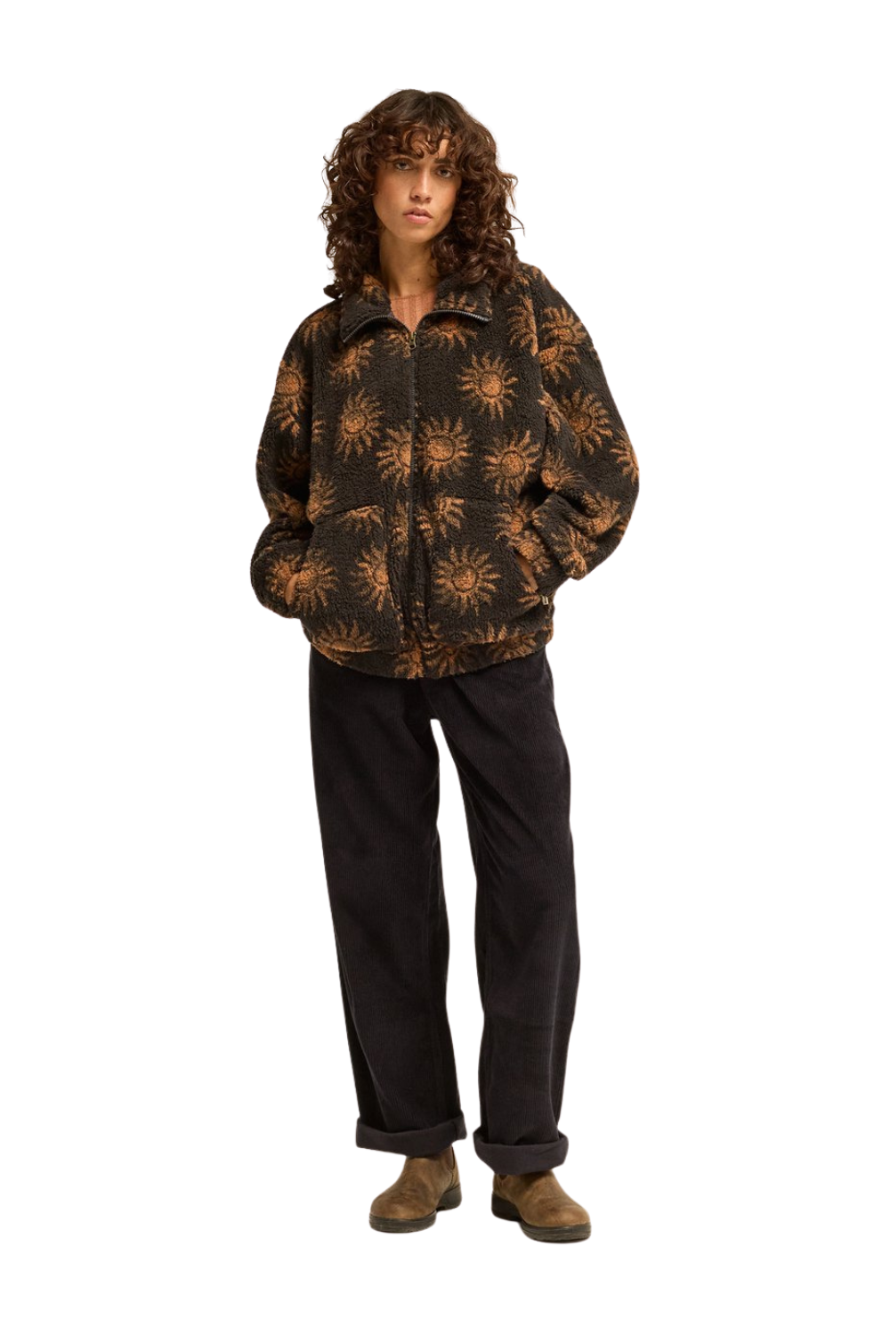 Billabong First Light Womens Half Zip Fleece Black Sands