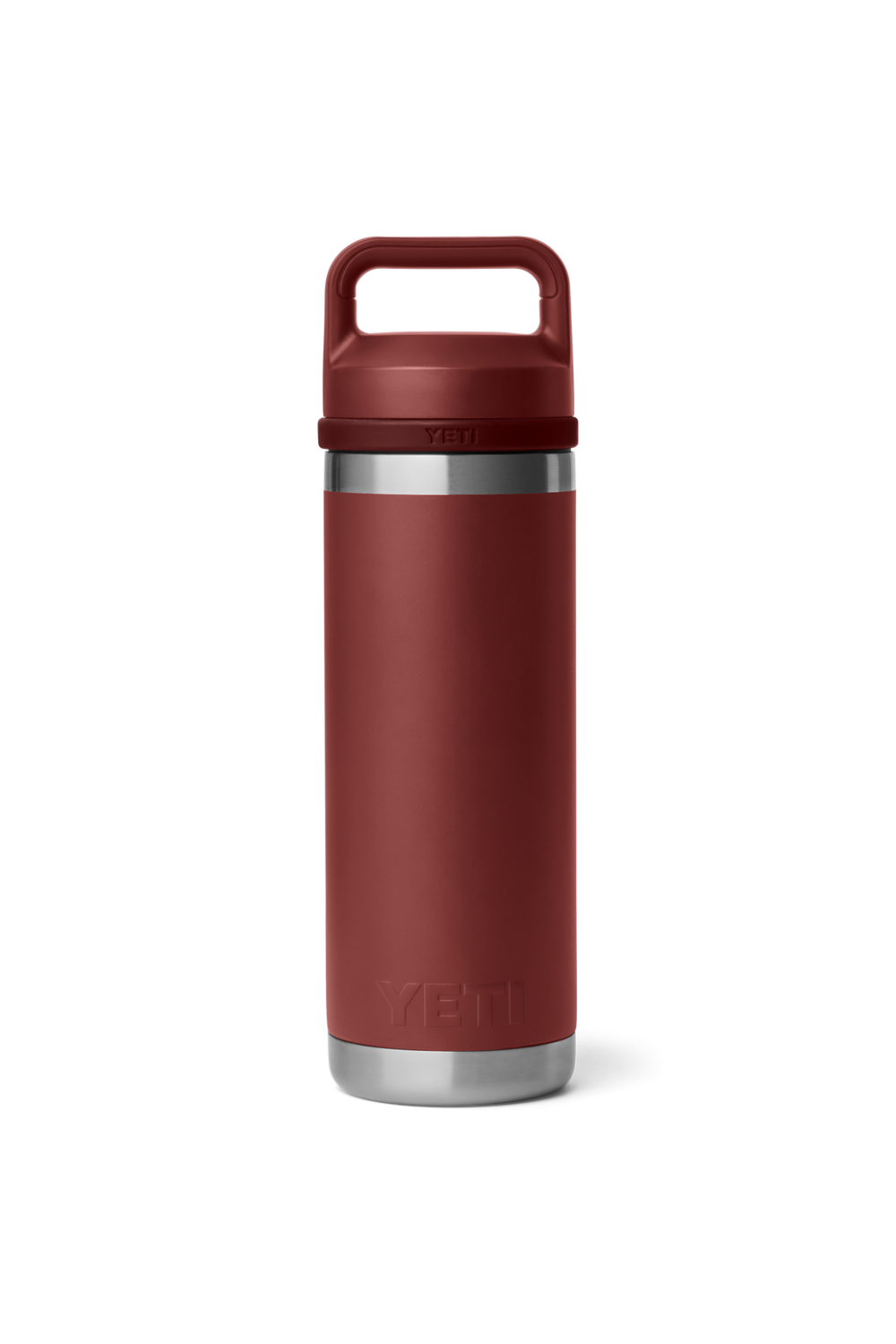 Yeti Rambler 18 Oz Bottle With Chug Cap Stag Red