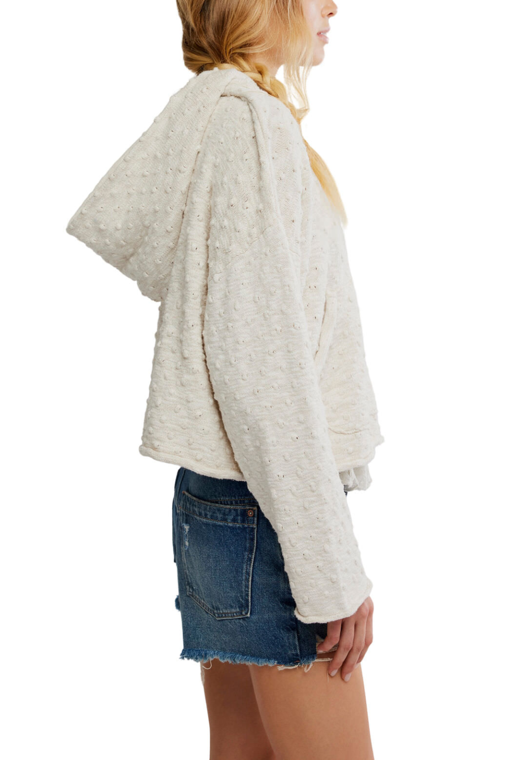 Free People Lake Side Hoodie Marshmallow