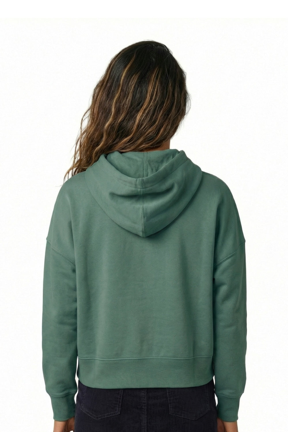 Tiki Hibiscus Womens Hoodie Green Bay