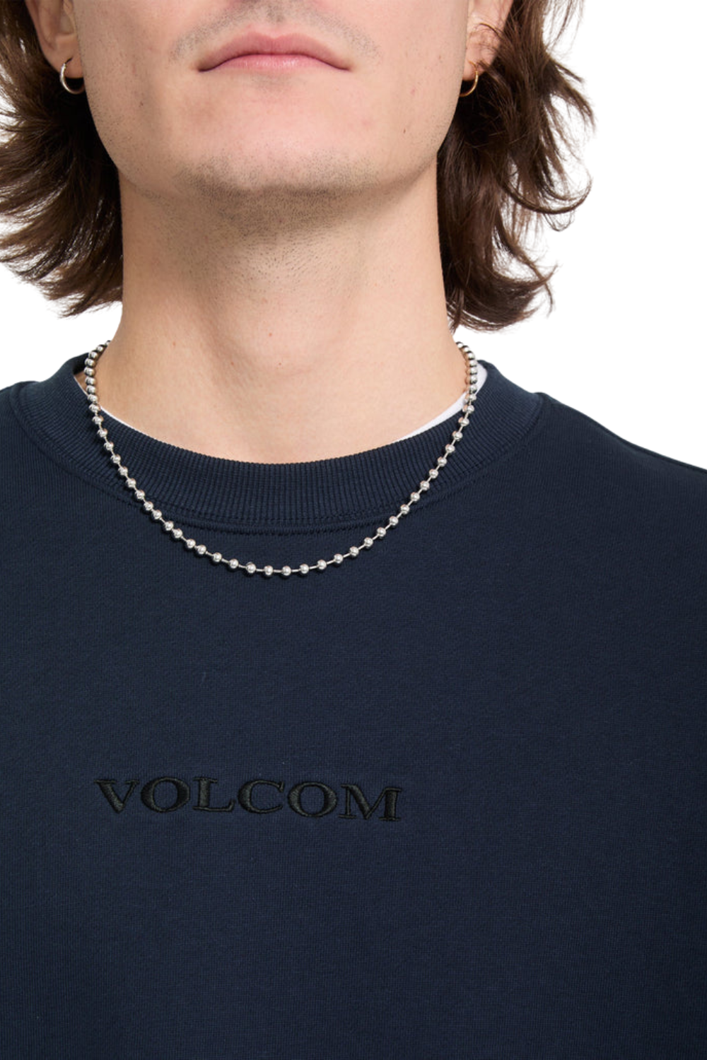 Volcom Stone Mens Sweatshirt Marine