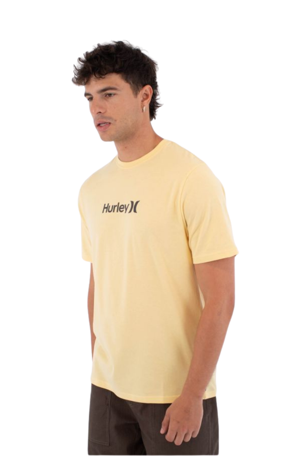 Hurley Printing Press One & Only Mens T-Shirt Eggshell