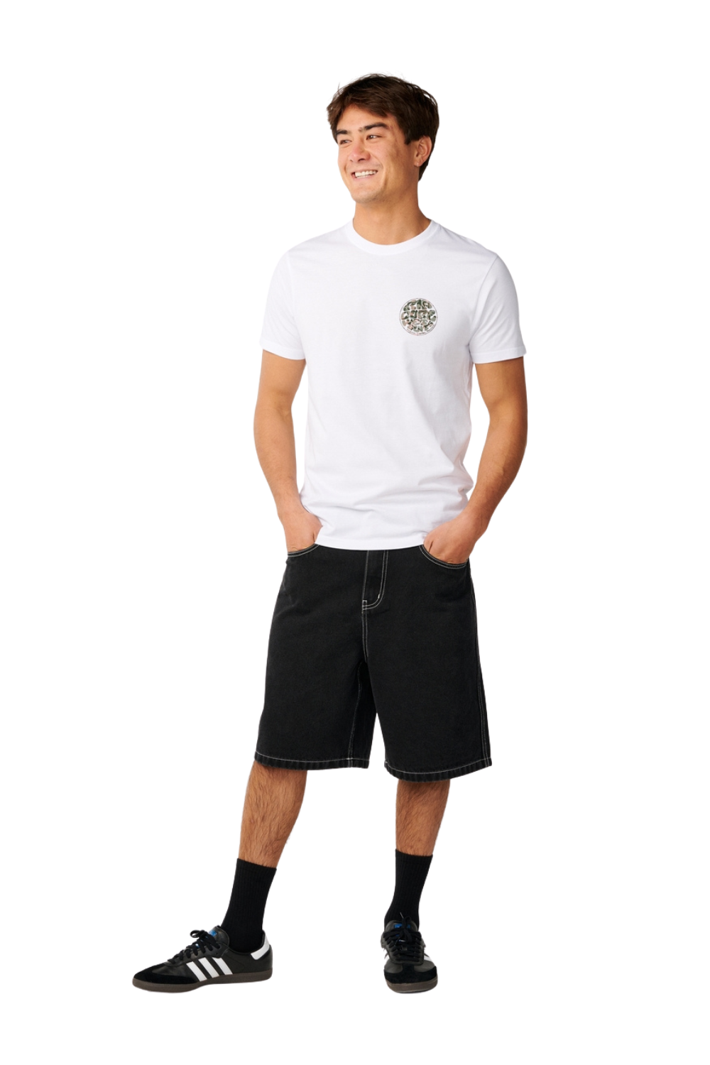Rip Curl Wettie Passage Icon Mens T-Shirt White