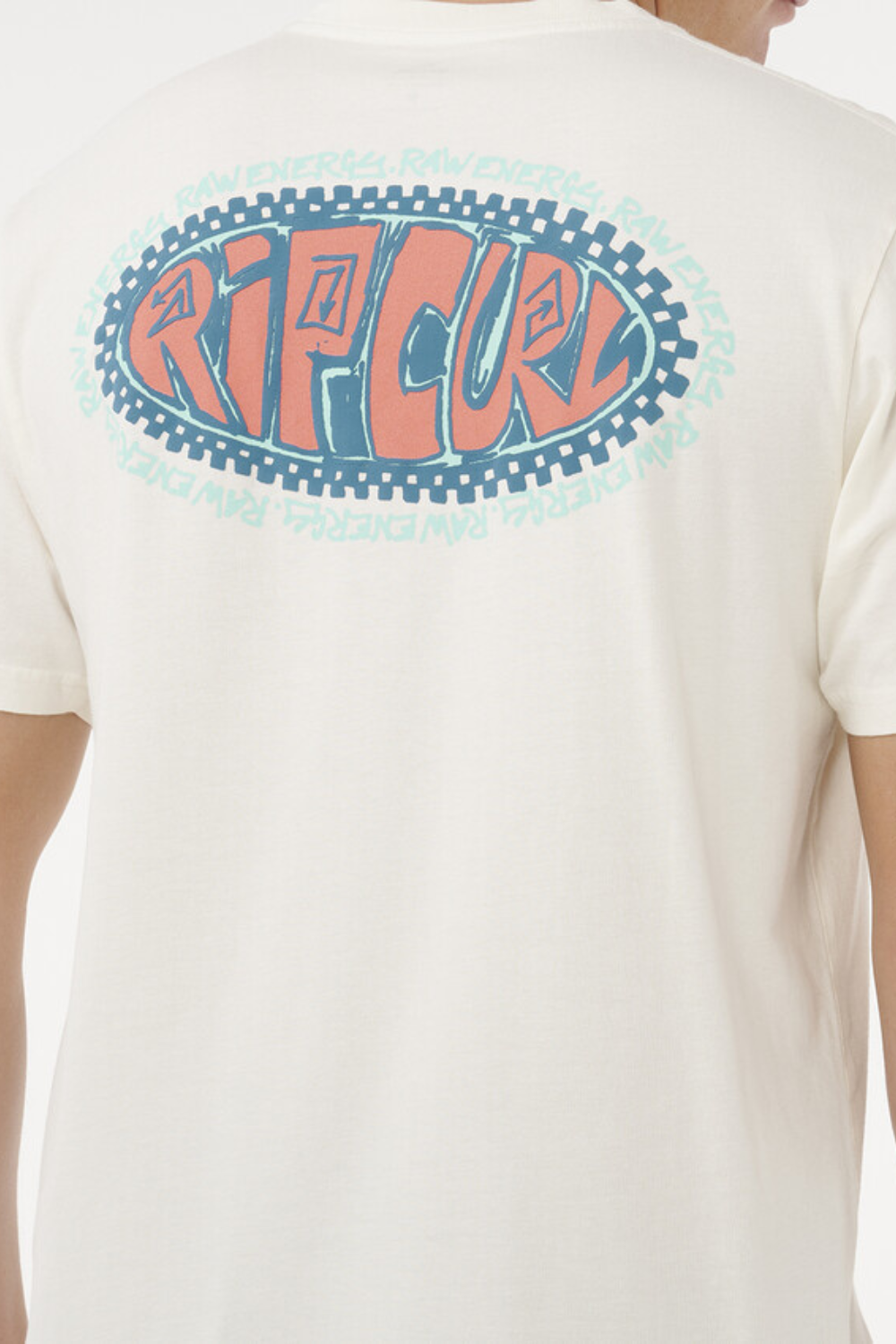 Rip Curl Raw Energy De Oval T-Shirt Bone