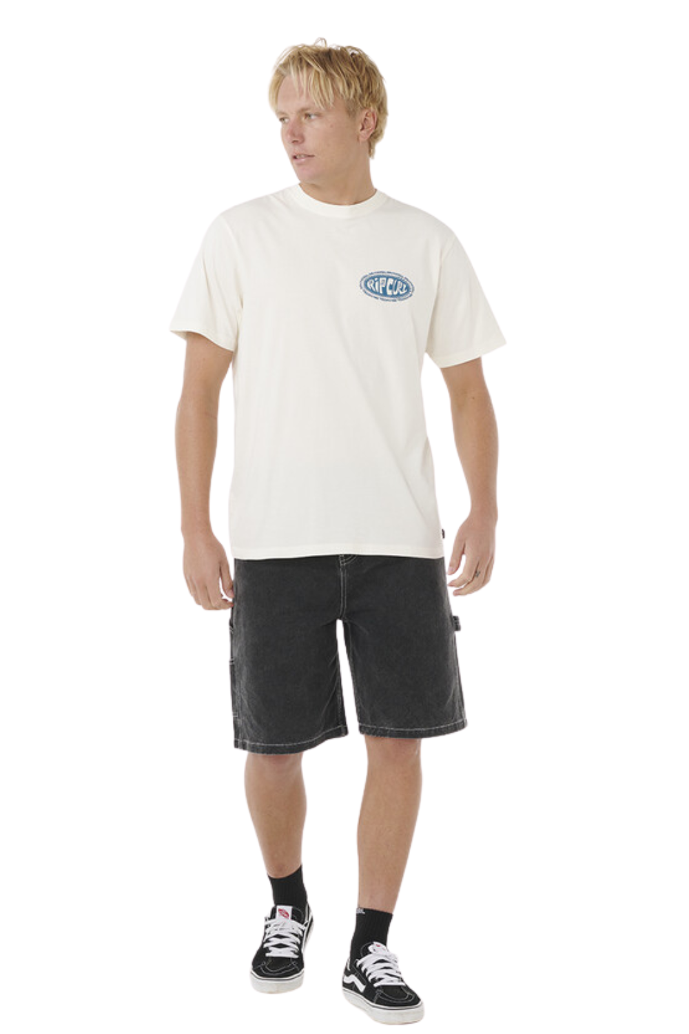 Rip Curl Raw Energy De Oval T-Shirt Bone