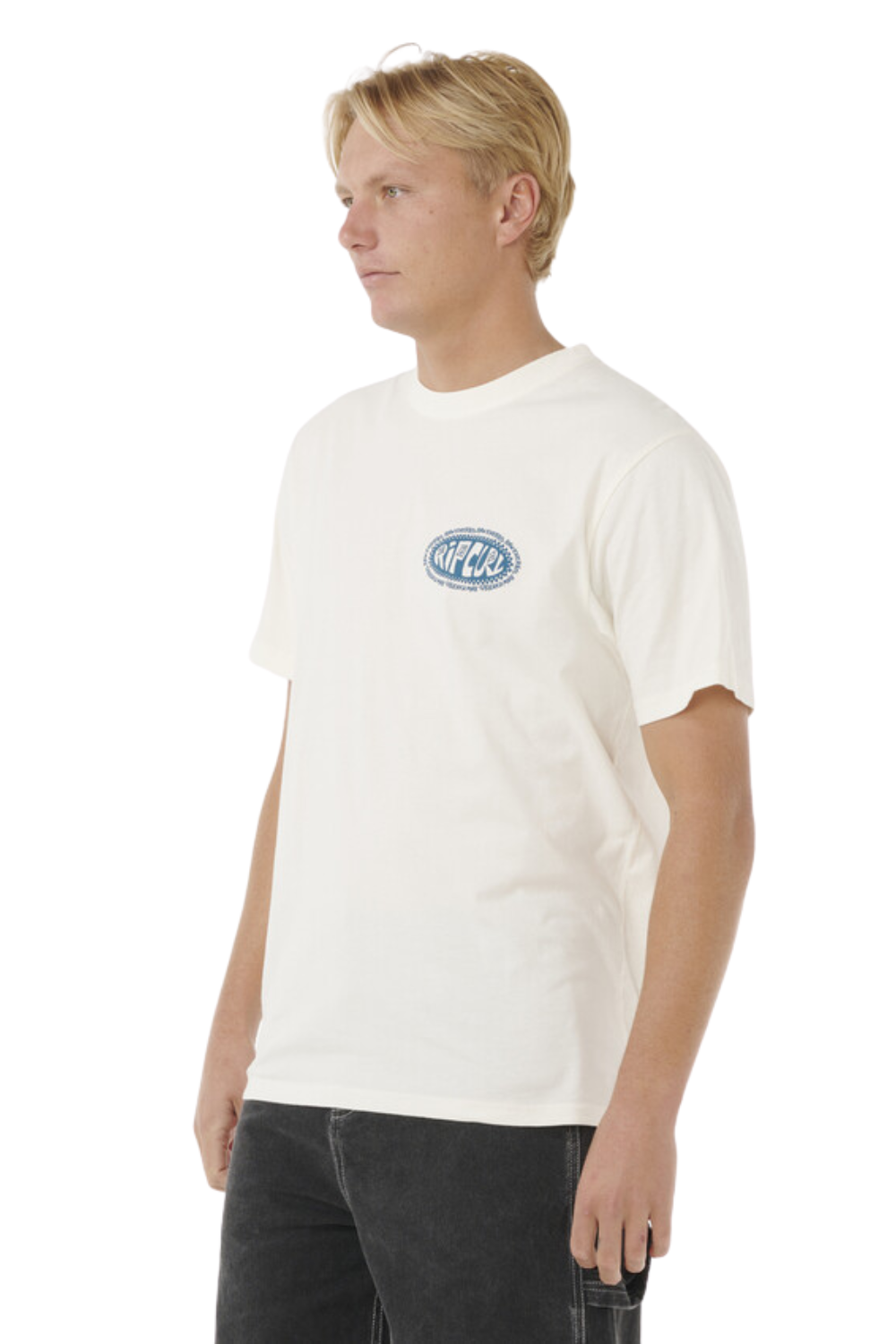 Rip Curl Raw Energy De Oval T-Shirt Bone