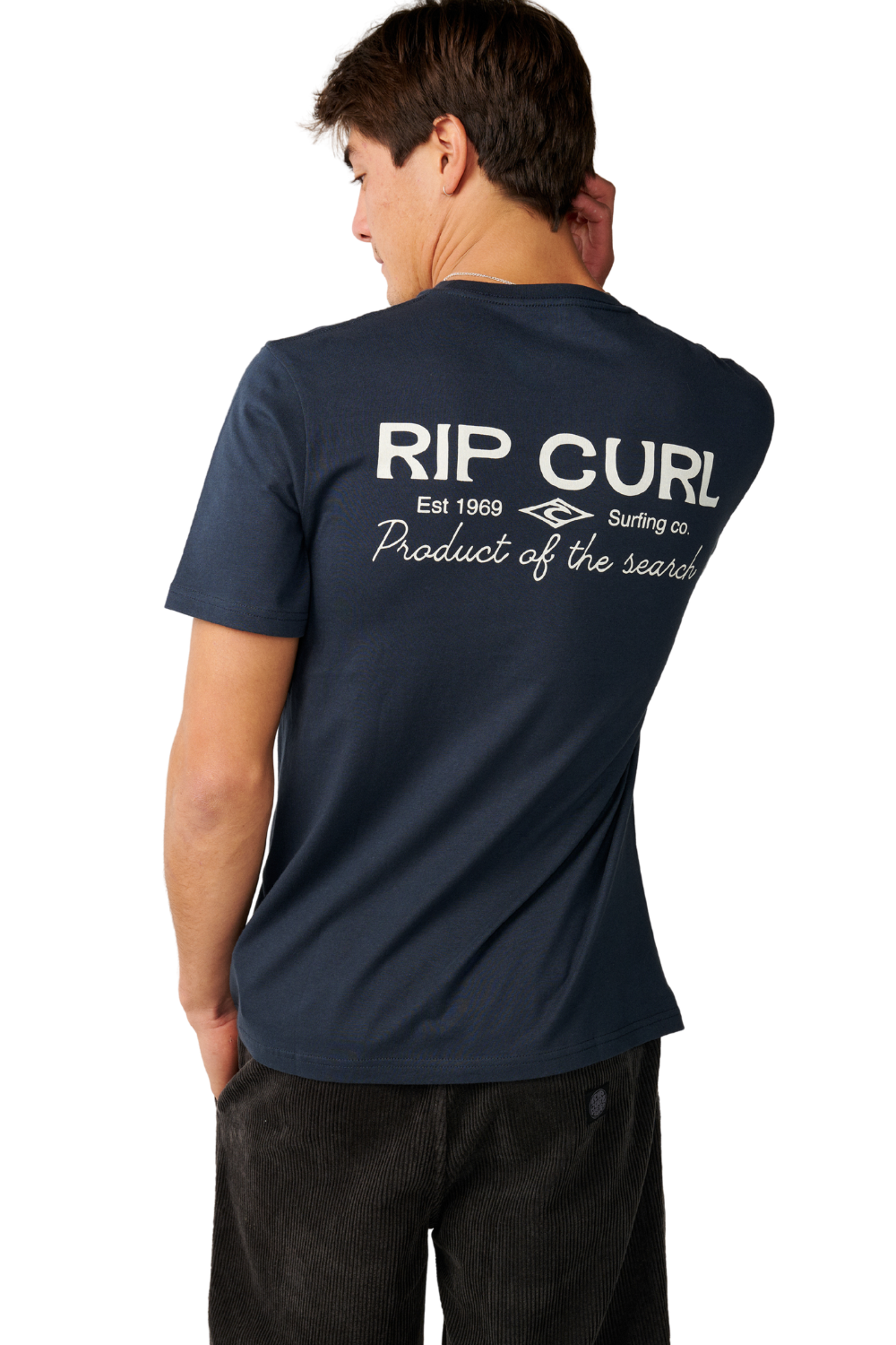Rip Curl Pacific Rinse Mens Pocket T-Shirt Dark Navy