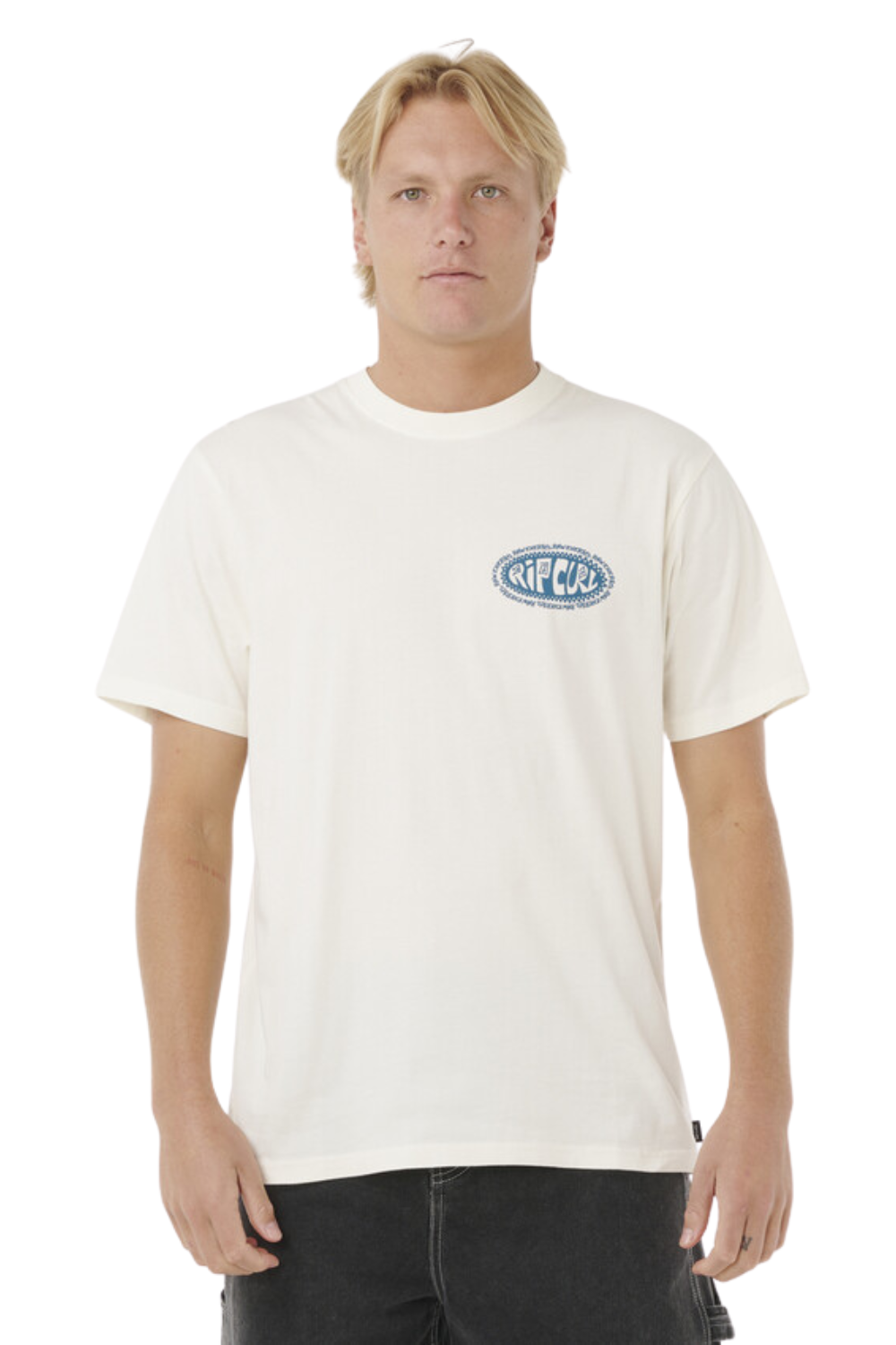 Rip Curl Raw Energy De Oval T-Shirt Bone