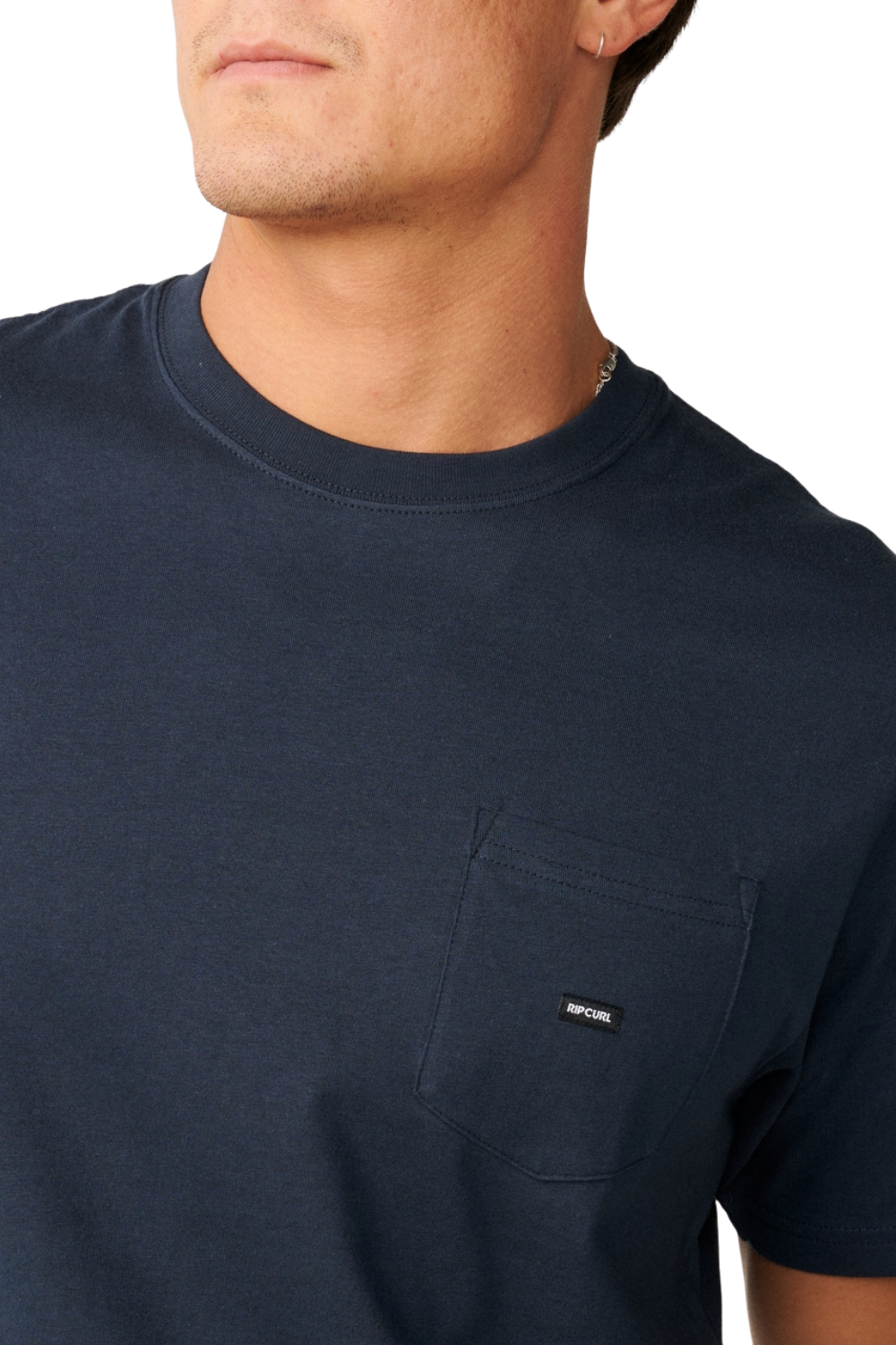Rip Curl Pacific Rinse Mens Pocket T-Shirt Dark Navy