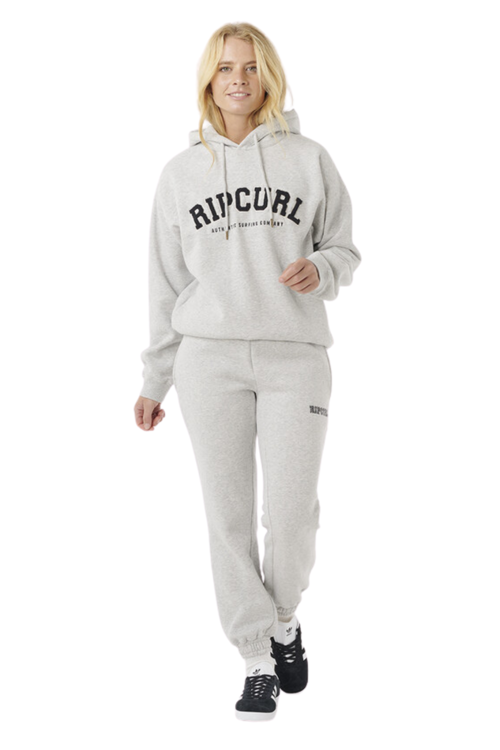 Rip Curl Varsity Hoodie Grey Marle