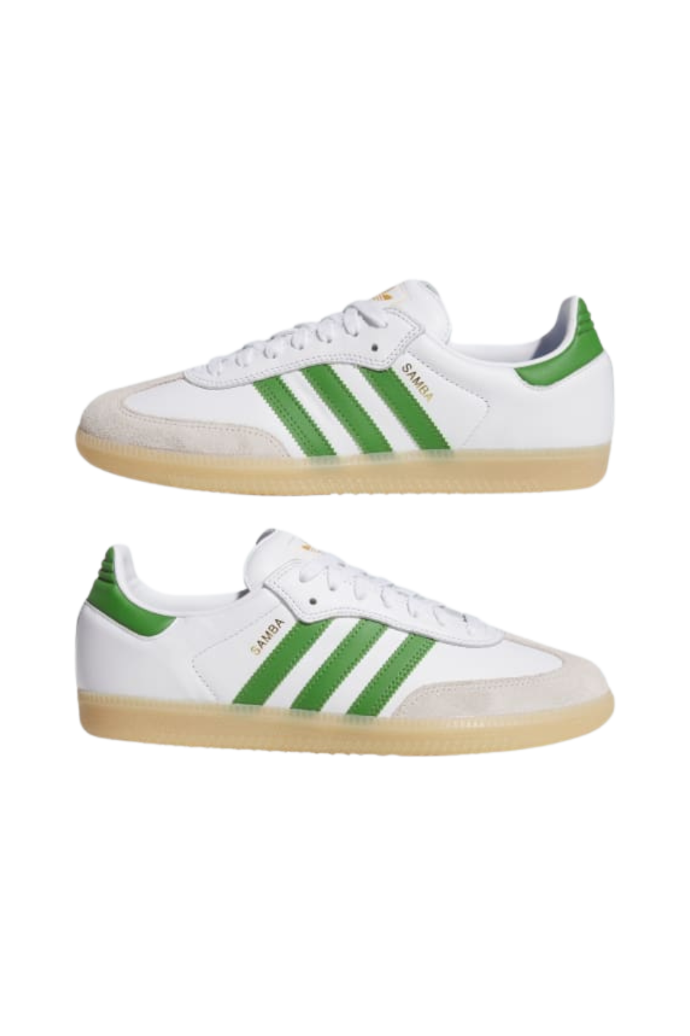 Adidas Samba Adv Shoes Cloud White / Crew Green /Gum
