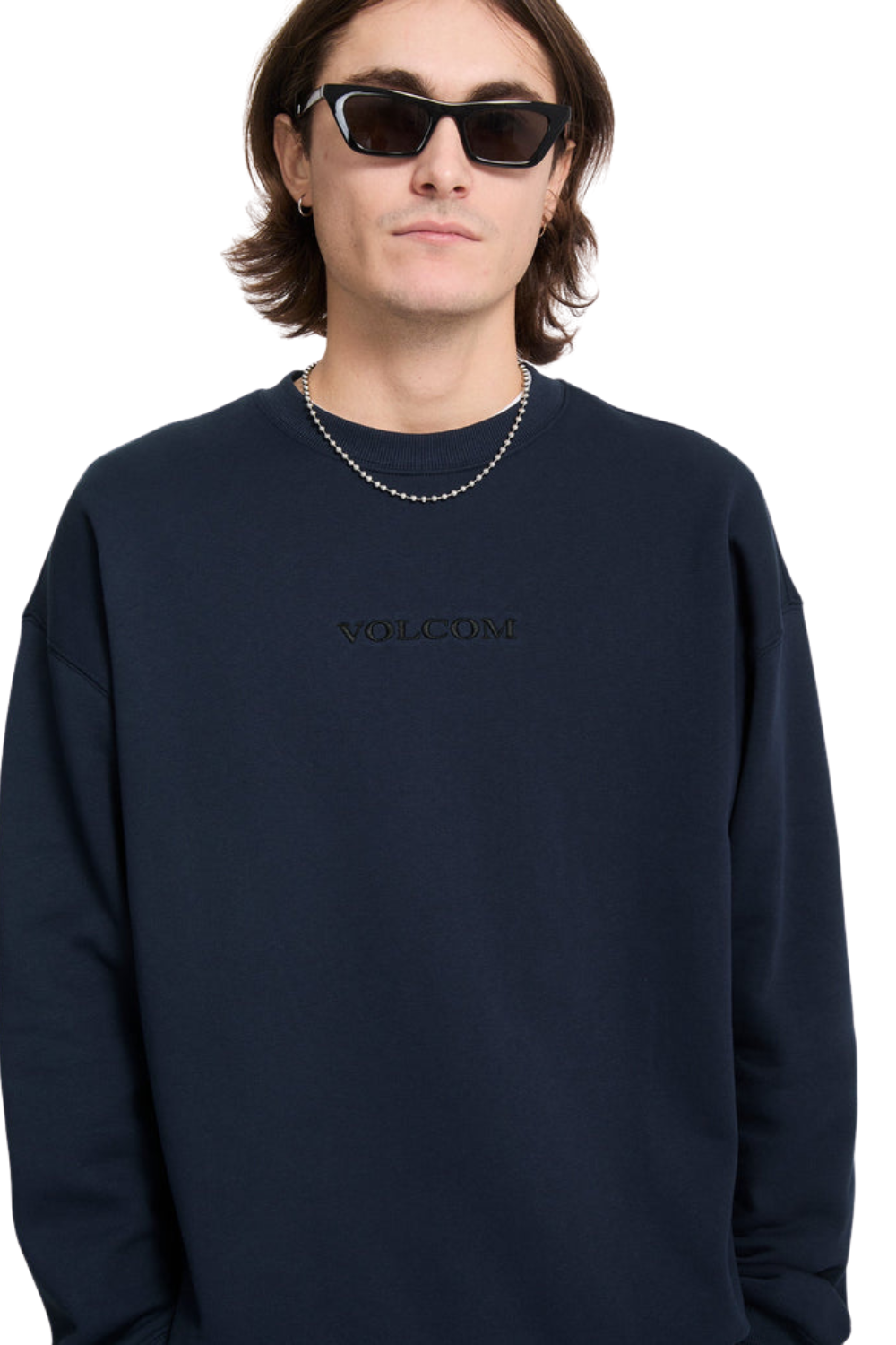 Volcom Stone Mens Sweatshirt Marine
