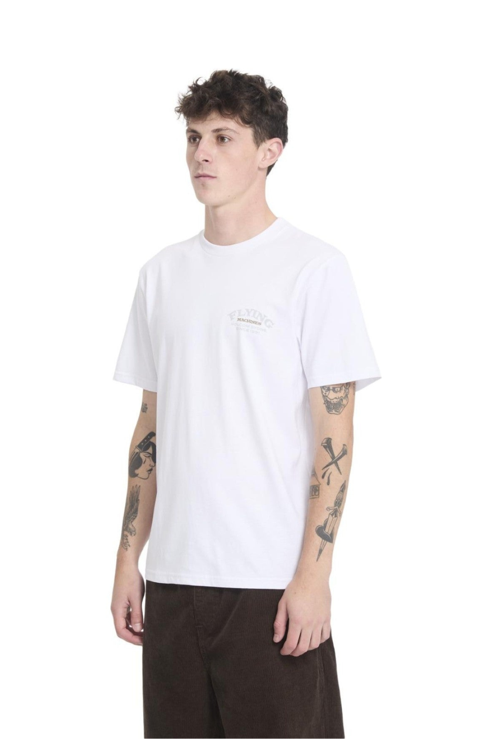 Volcom Flying Machine Mens T-Shirt White